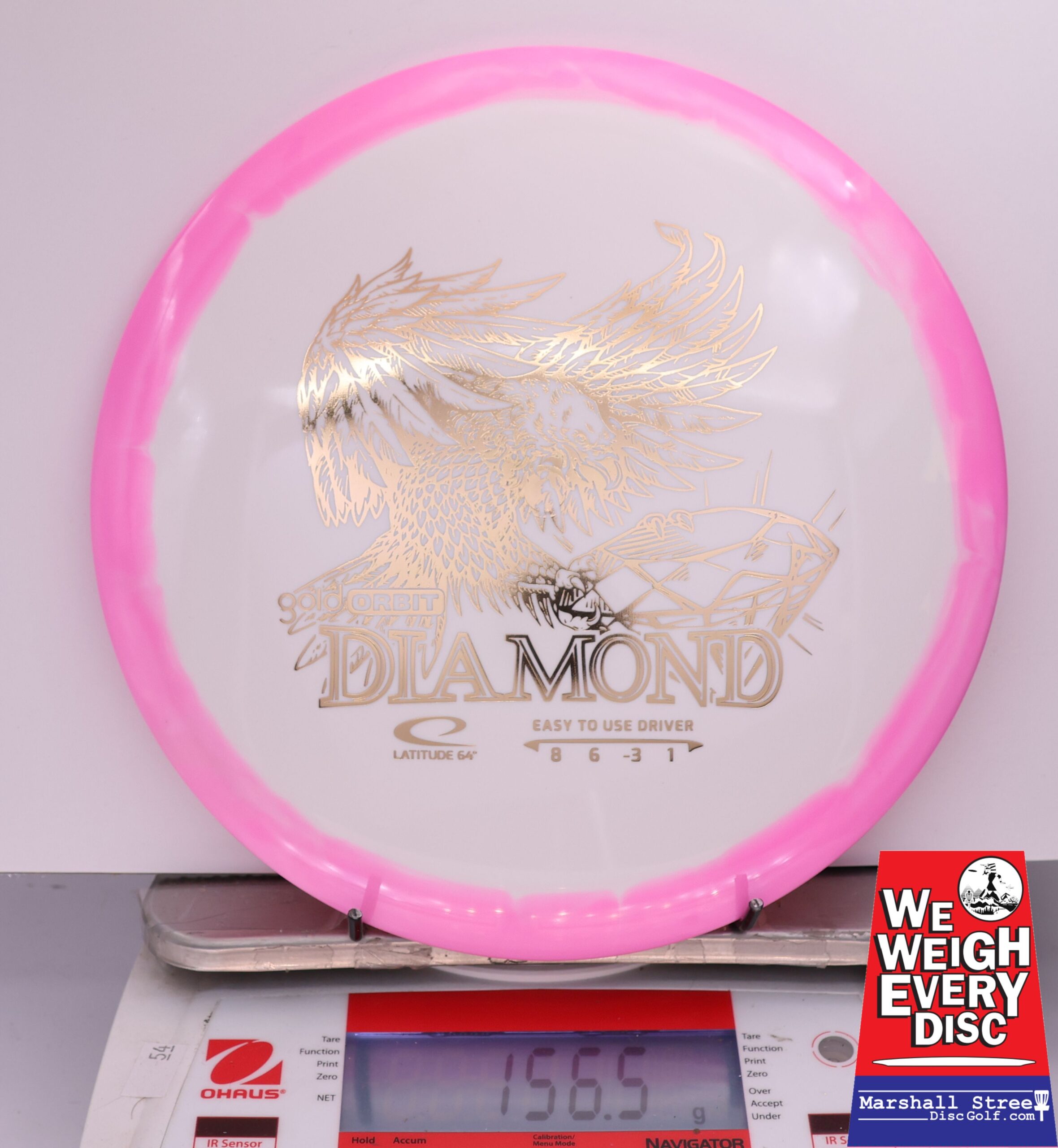 434603 Gold Orbit Diamond - #717 Pink-White, 157