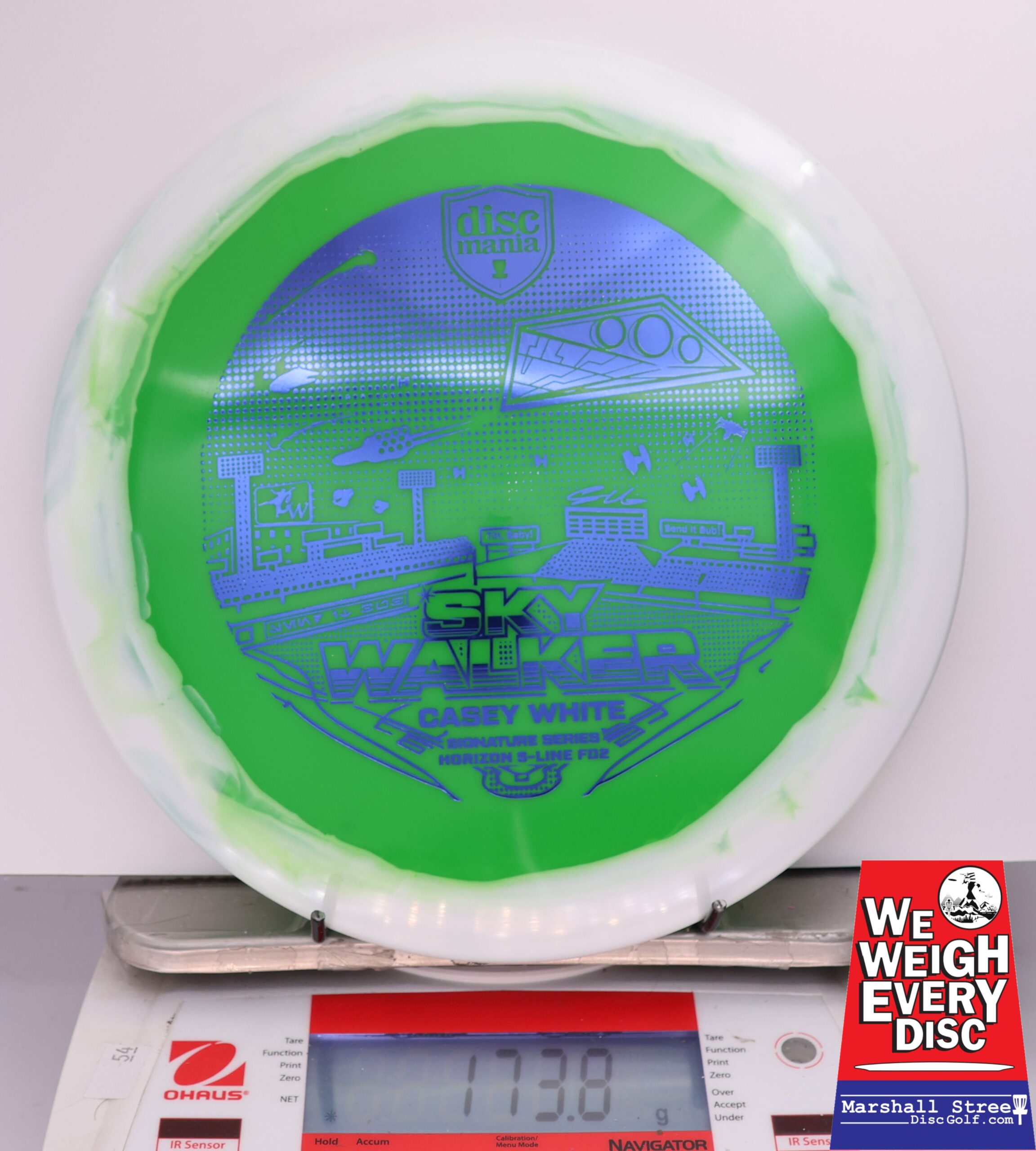 434946 Horizon S-Line FD2, Casey White 2025 Signature Series - Sky Walker 3 - #700 White-Green, 174