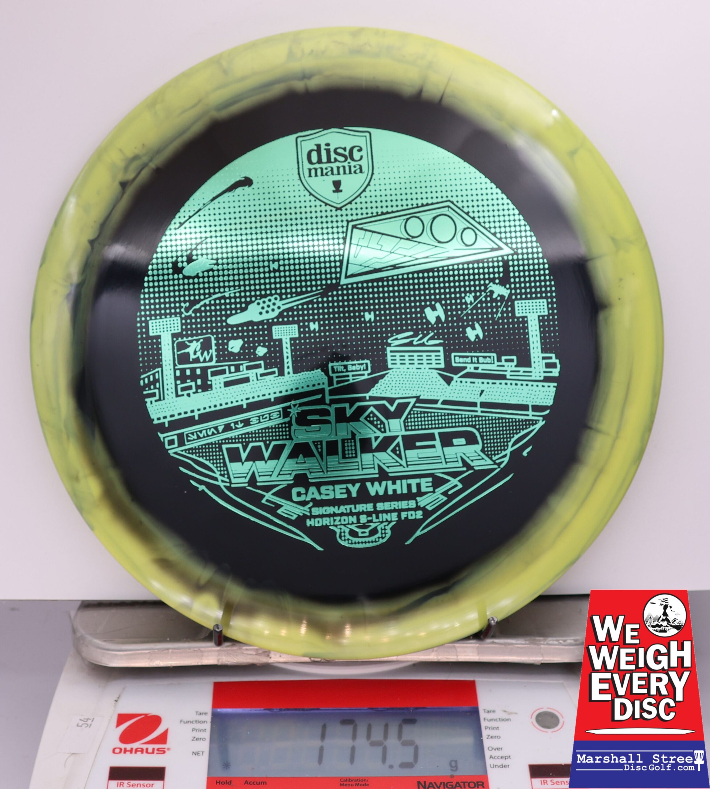 434952 Horizon S-Line FD2, Casey White 2025 Signature Series - Sky Walker 3 - #706 Yellow-Black, 175