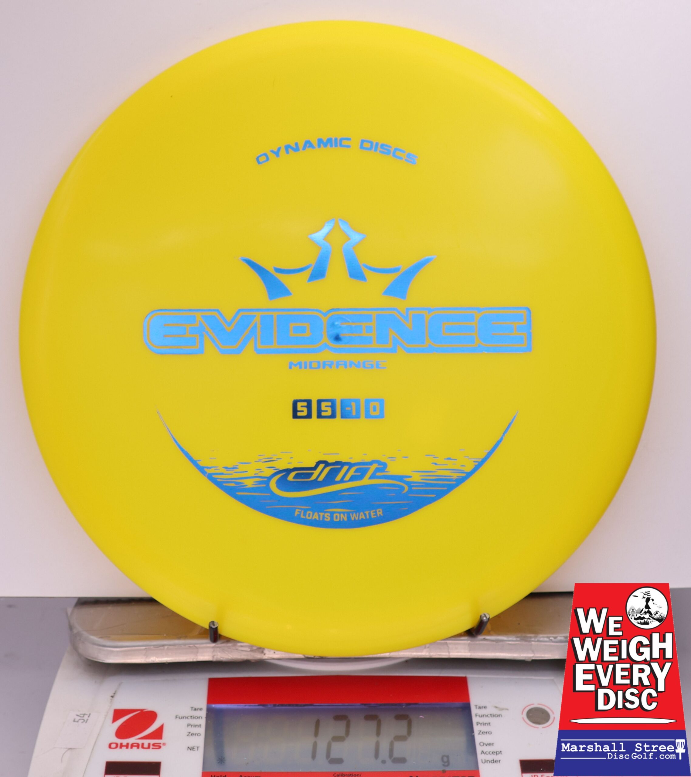 435376 Drift Evidence - #02 Yellow, 127