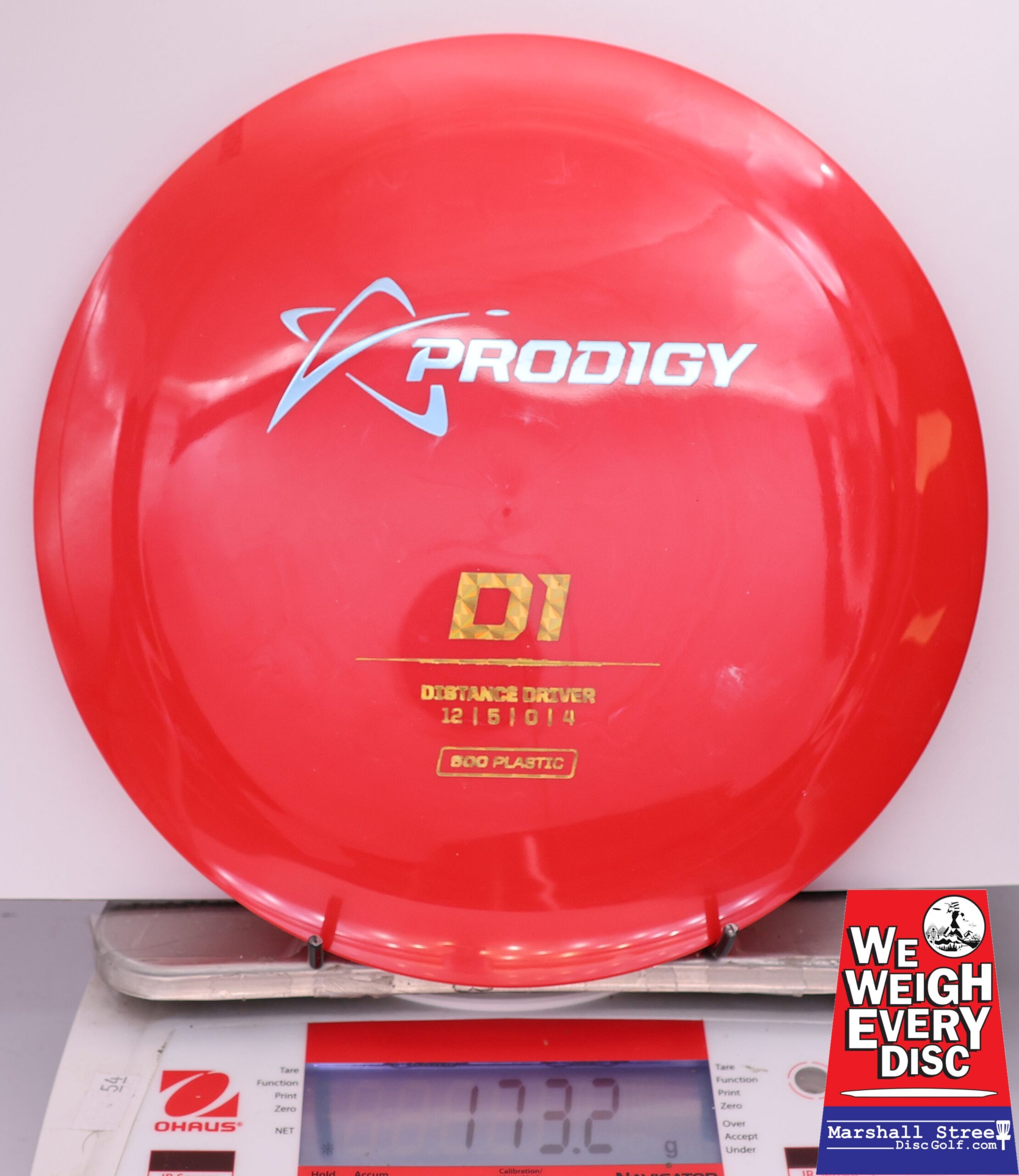 436273 Prodigy D1, 500 - #327 Red, 173