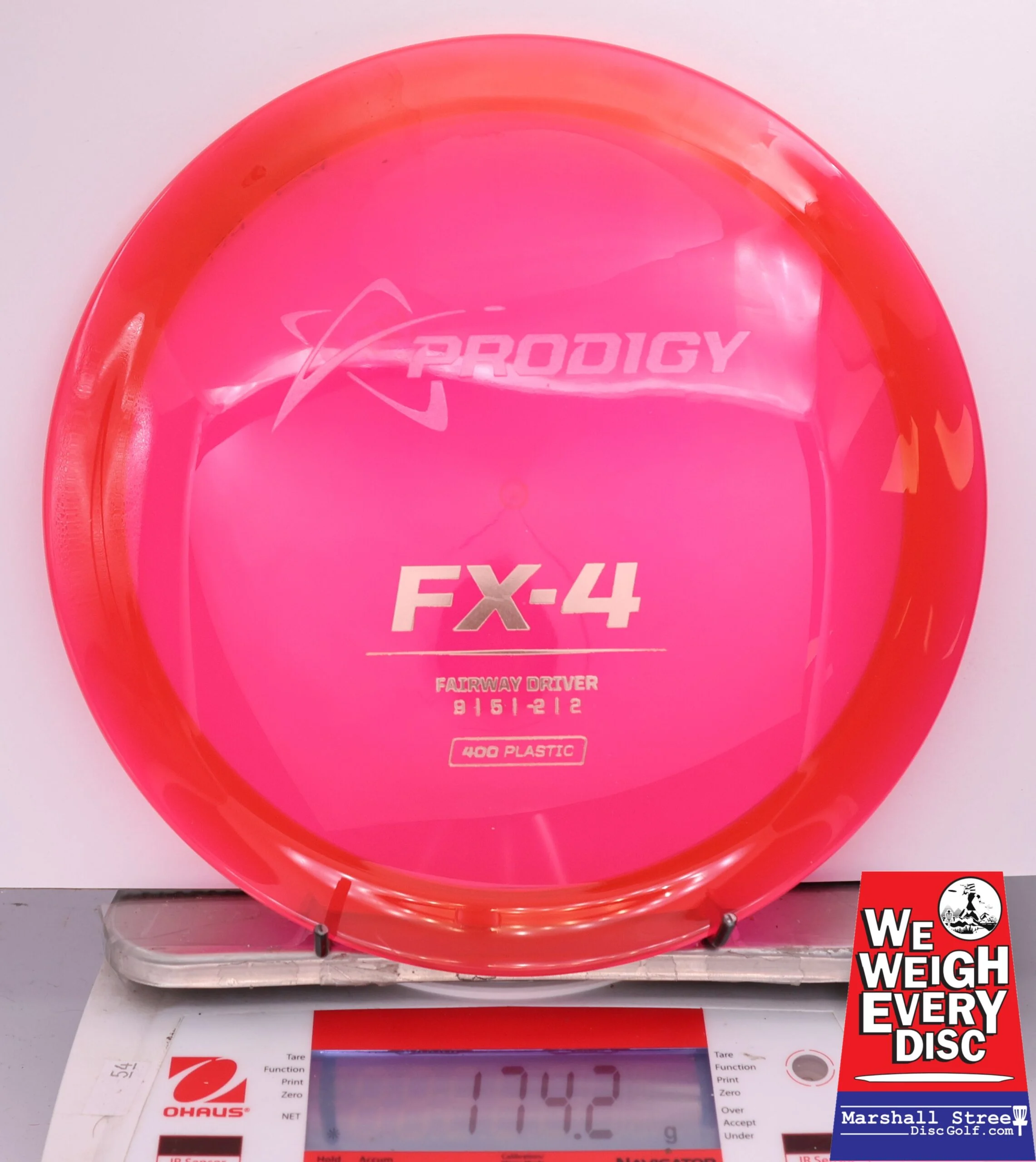 436491 Prodigy FX-4, 400 - #326 LtRed, 174