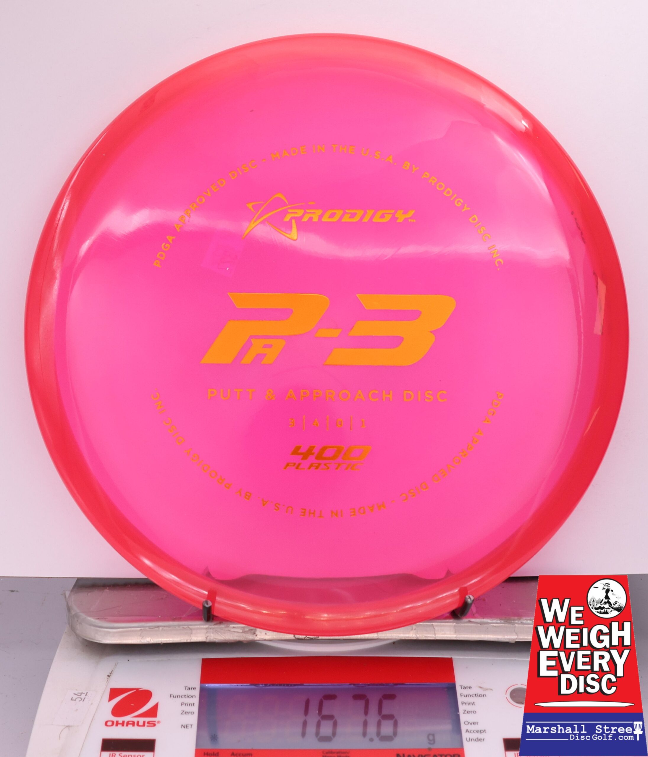 436597 Prodigy PA3, 400 - #327 RedPink, 168