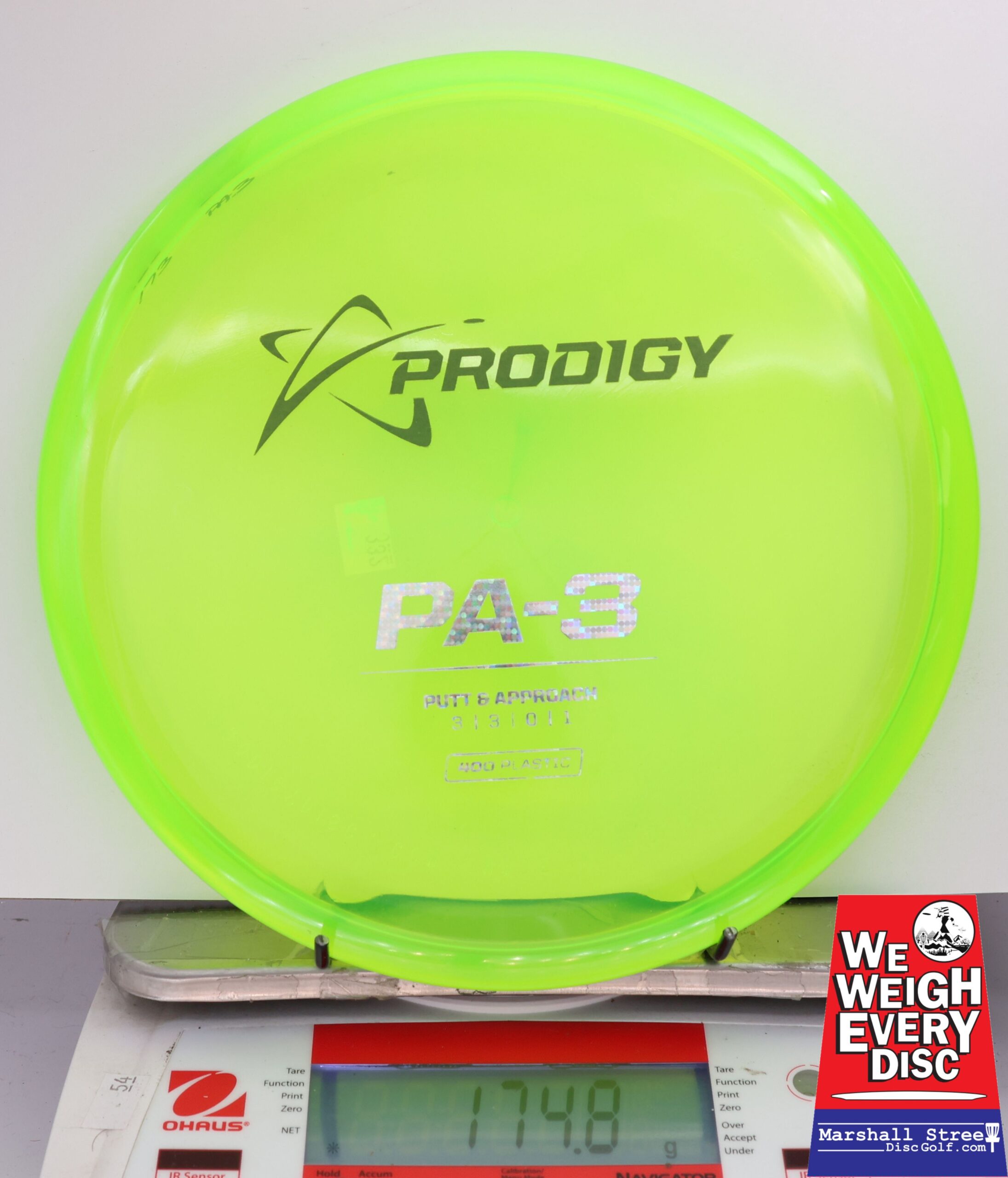 436602 Prodigy PA3, 400 - #332 NGreen, 175