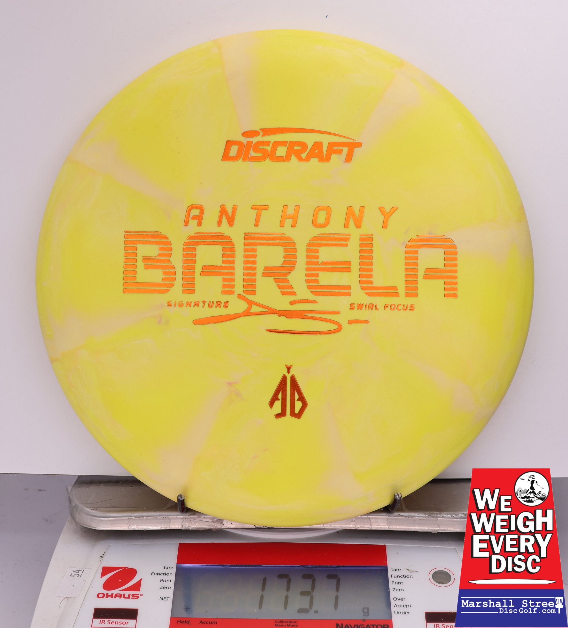 438254 Crazy Tuff Swirl Focus, Anthony Barela - #87 Yellow, 174