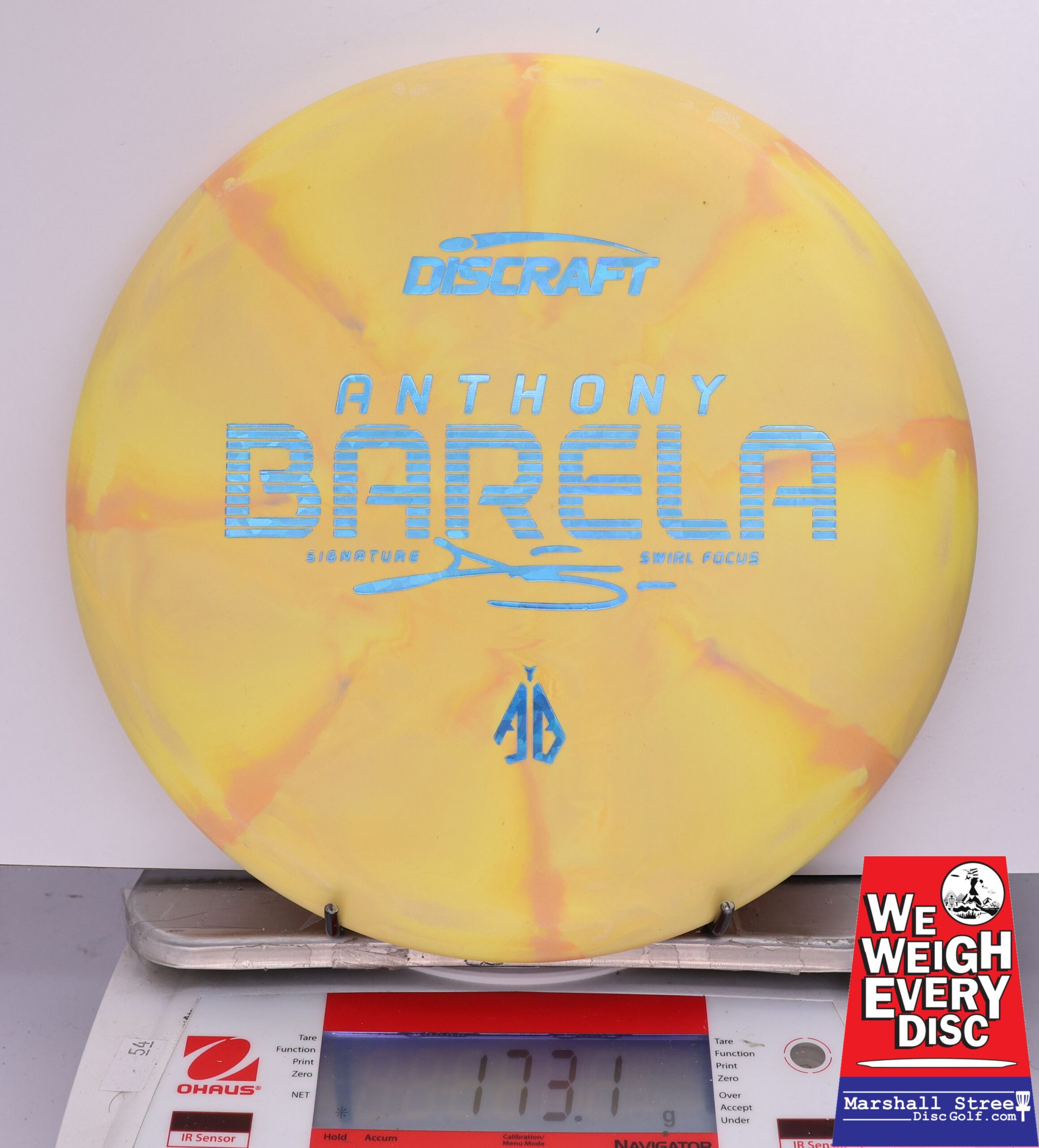 438256 Crazy Tuff Swirl Focus, Anthony Barela - #89 Yellow, 173
