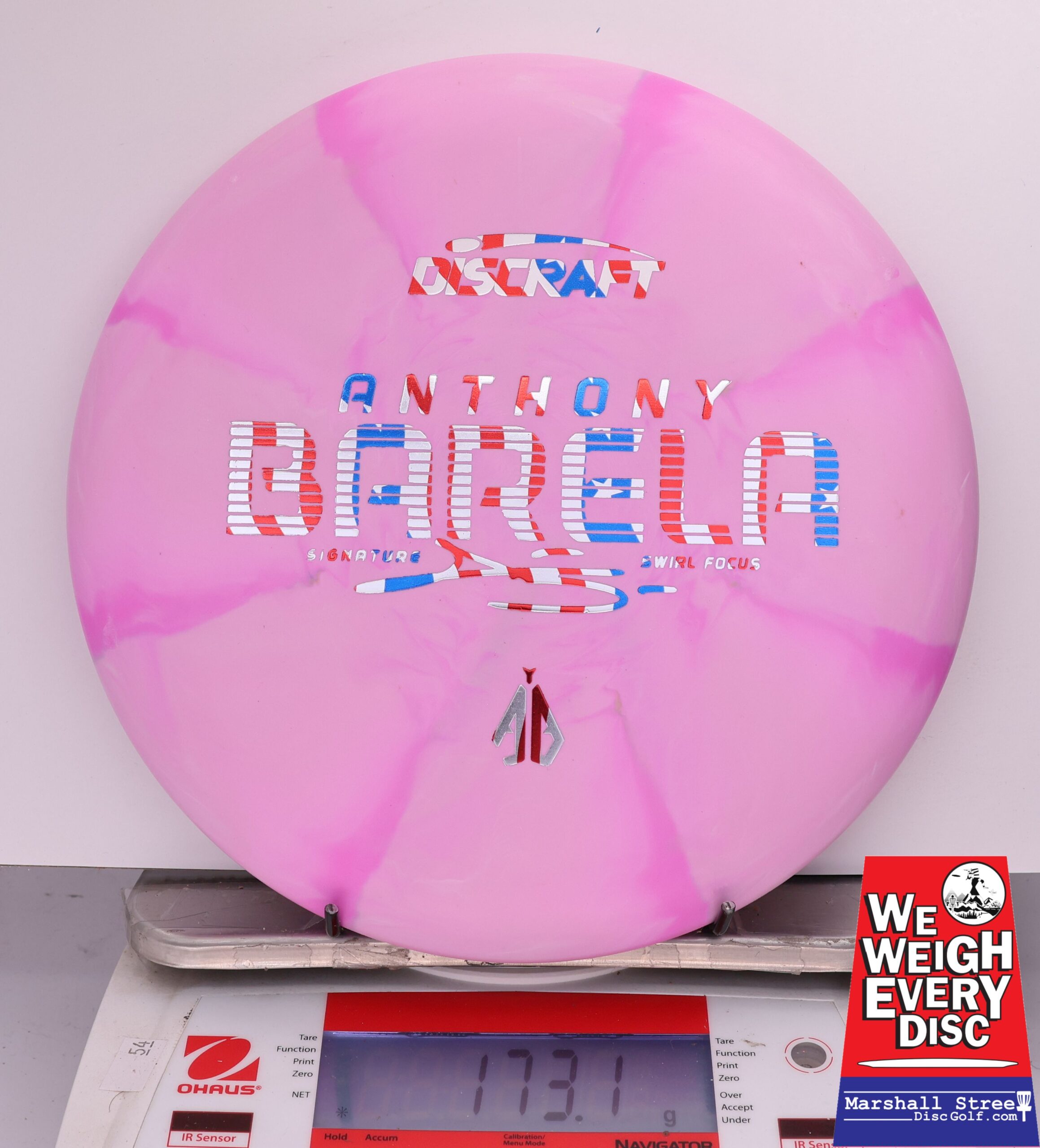 438263 Crazy Tuff Swirl Focus, Anthony Barela - #96 Pink, 173