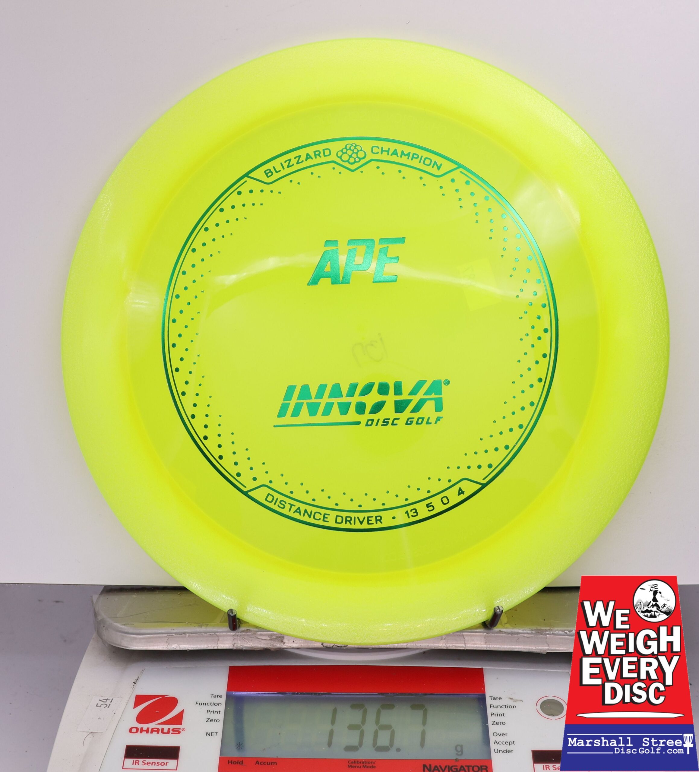 438850 Blizzard Ape - #887 Yellow, 137