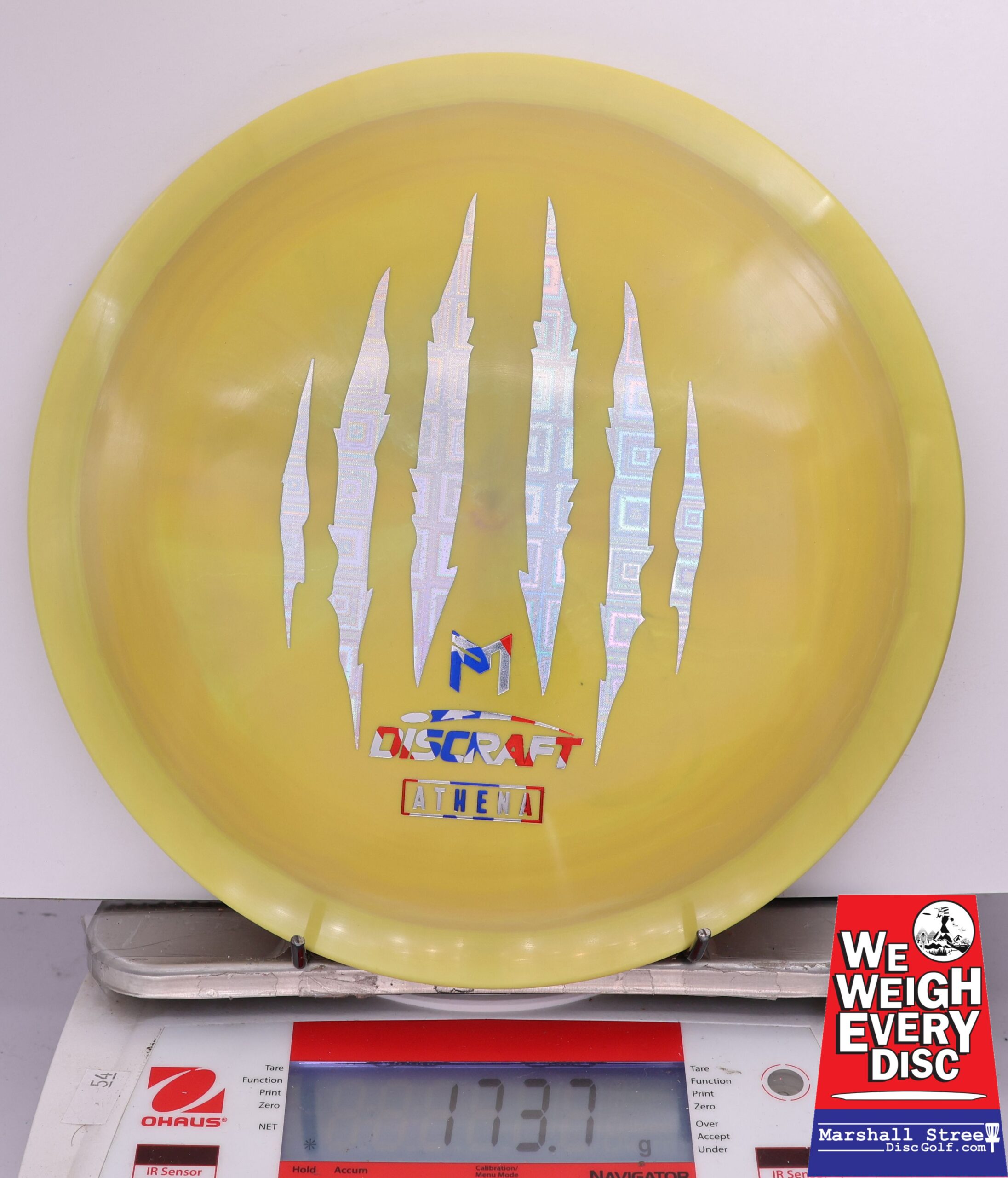 438973 ESP Athena, Paul McBeth - 6X Claws - #35 Yellow, 174