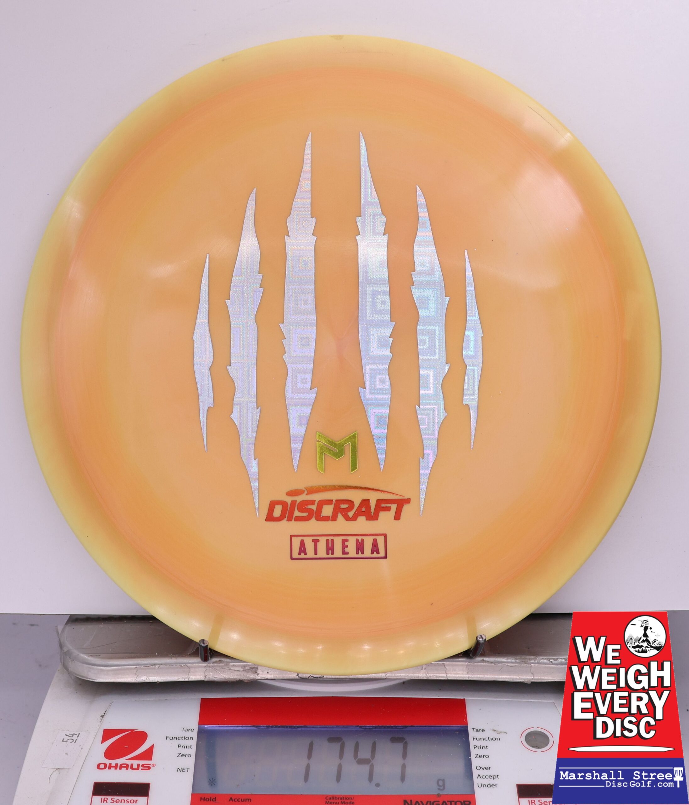 438974 ESP Athena, Paul McBeth - 6X Claws - #36 Orange, 175