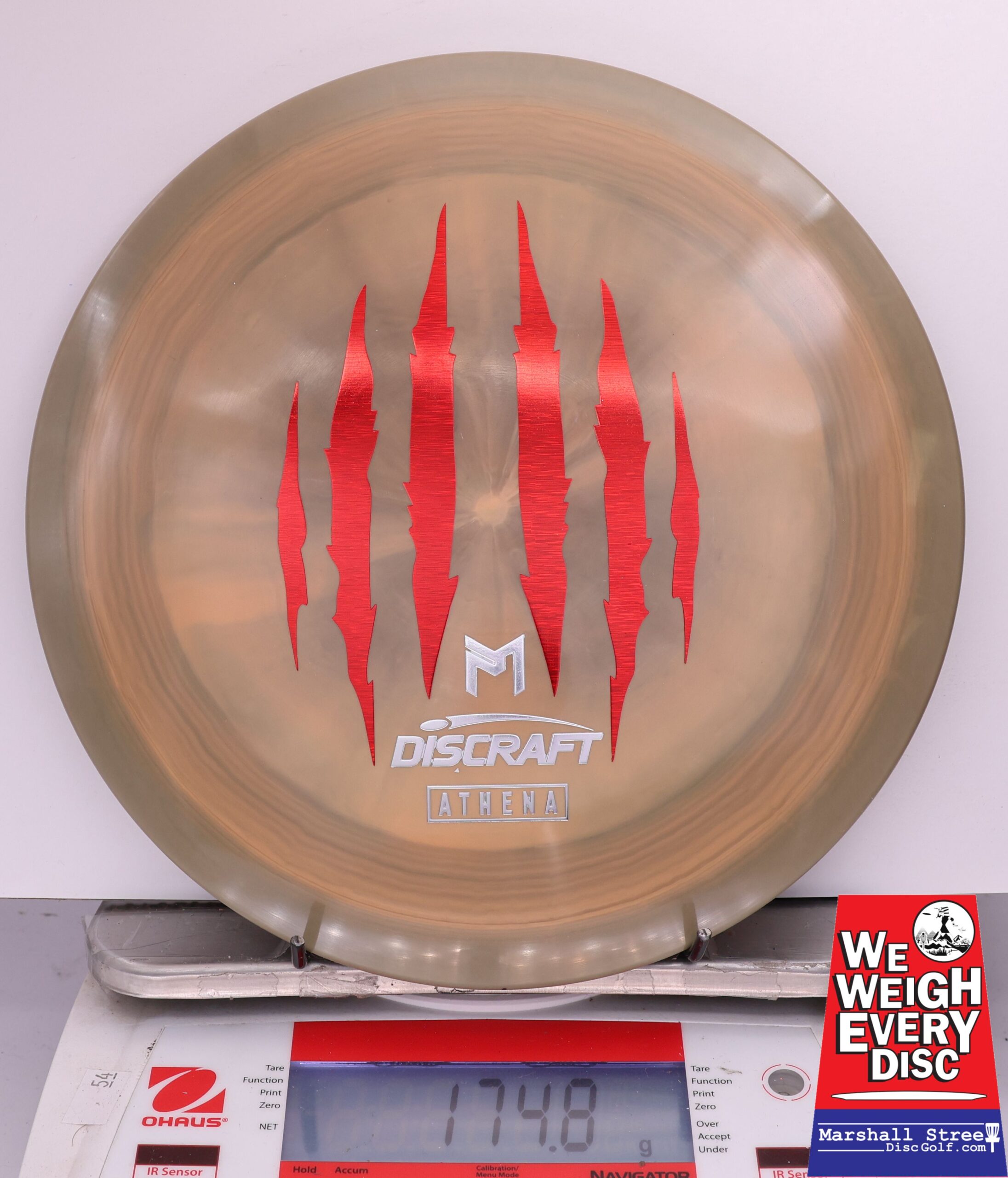 438976 ESP Athena, Paul McBeth - 6X Claws - #38 BrownOrange, 175