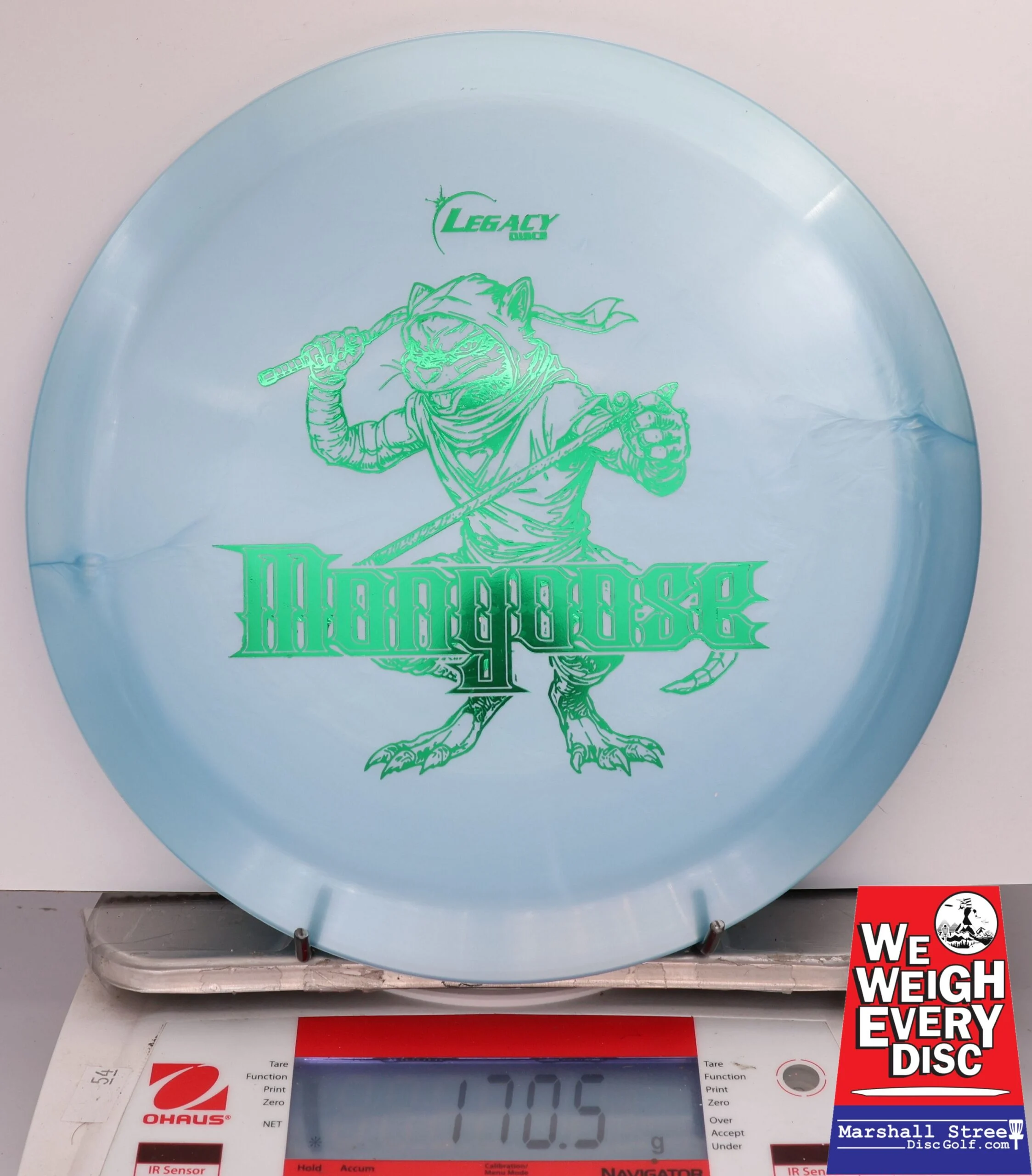 439173 Legend Mongoose - #206 Silver Blue, 171