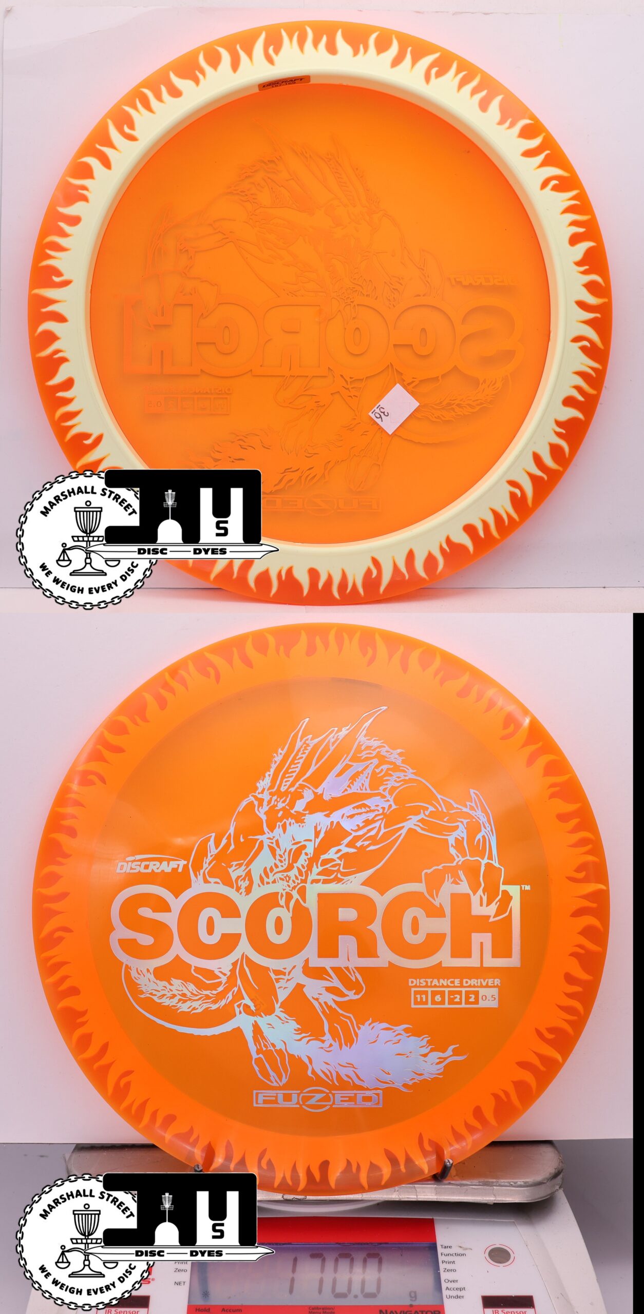 439628 FuZed Line Scorch - Flame - #36 Orange-LtYellow, 170