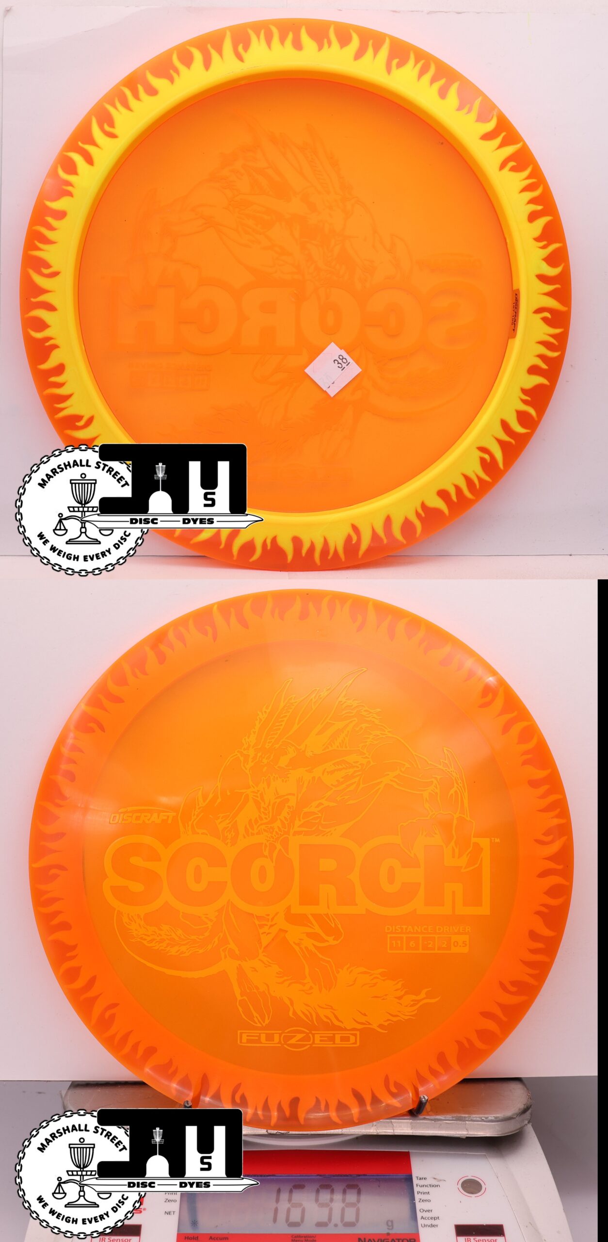 439630 FuZed Line Scorch - Flame - #38 Orange-Yellow, 170