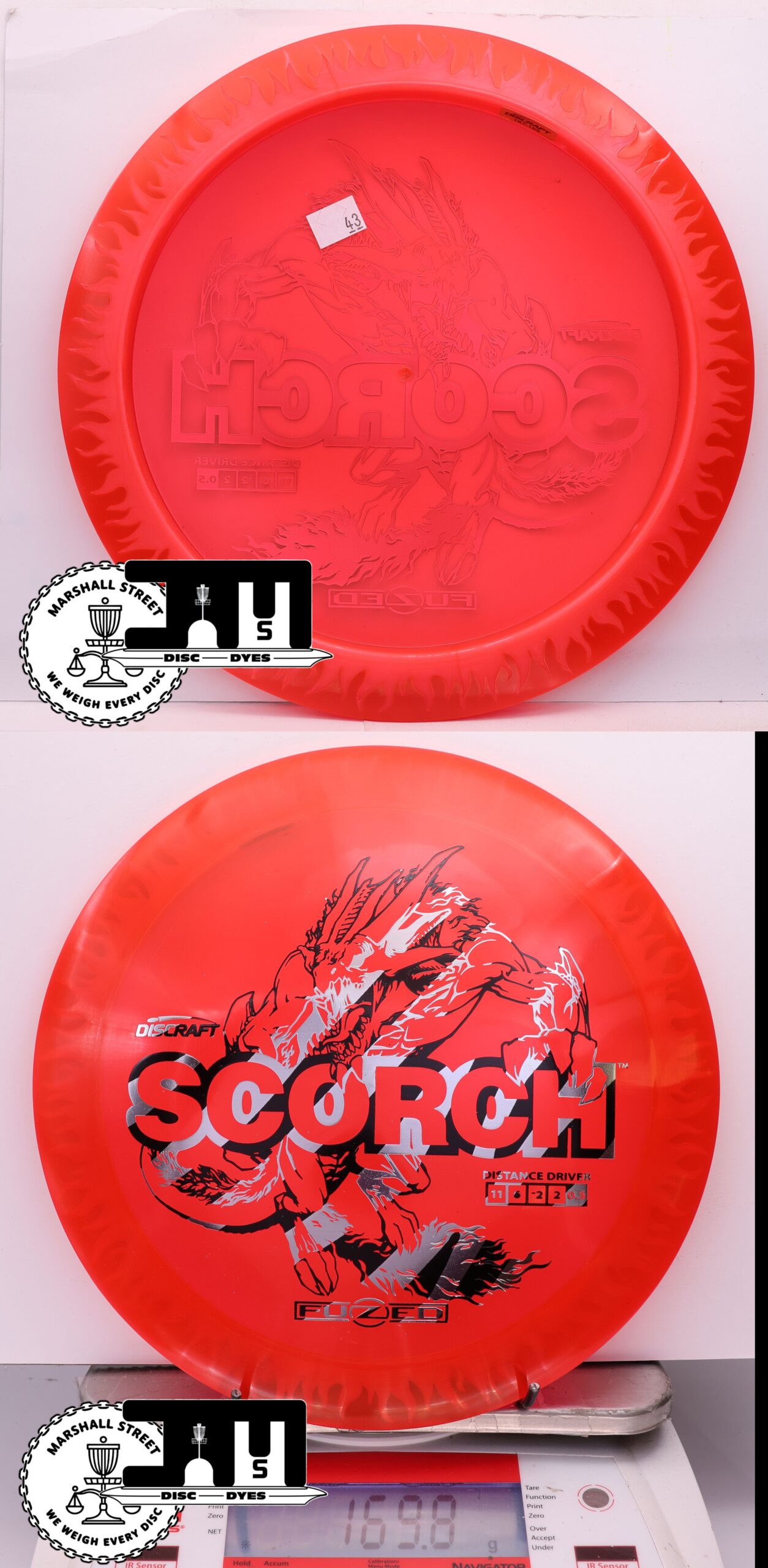 439635 FuZed Line Scorch - Flame - #43 Red, 170