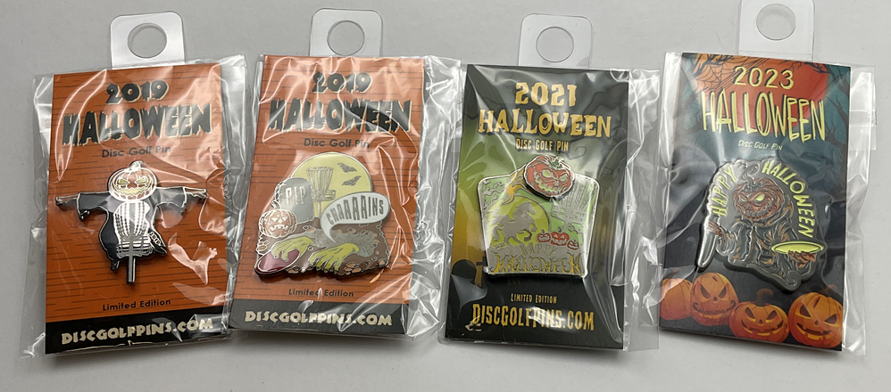 Halloween Disc Golf Pins, Limited Edition.