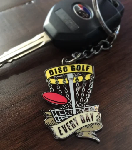 439726 Disc Golf Every Day Basket - Keychain - Everyday