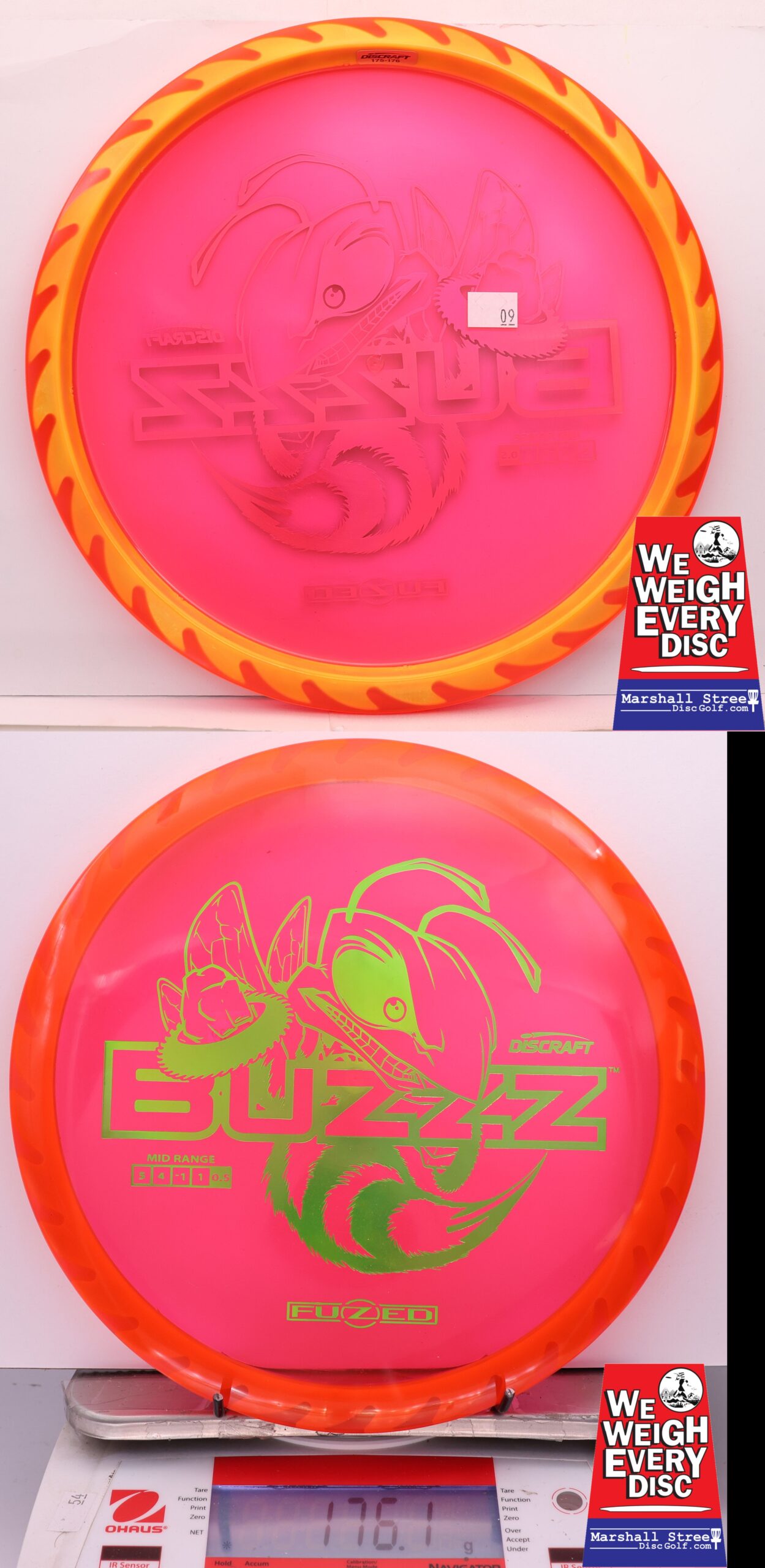 440114 FuZed Line Buzzz - Buzzzsaw - #09 Pink-YellowOrange, 176