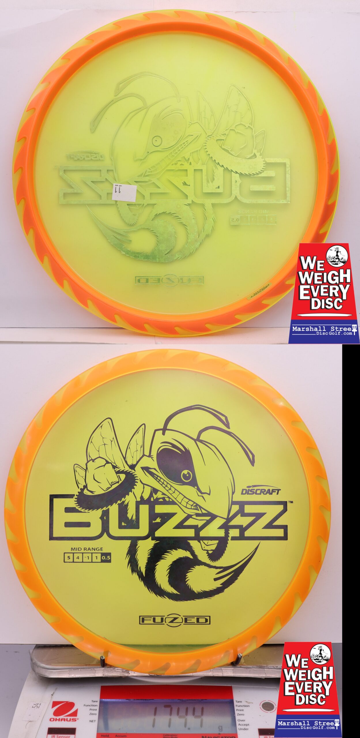 440116 FuZed Line Buzzz - Buzzzsaw - #11 Yellow-Orange, 174