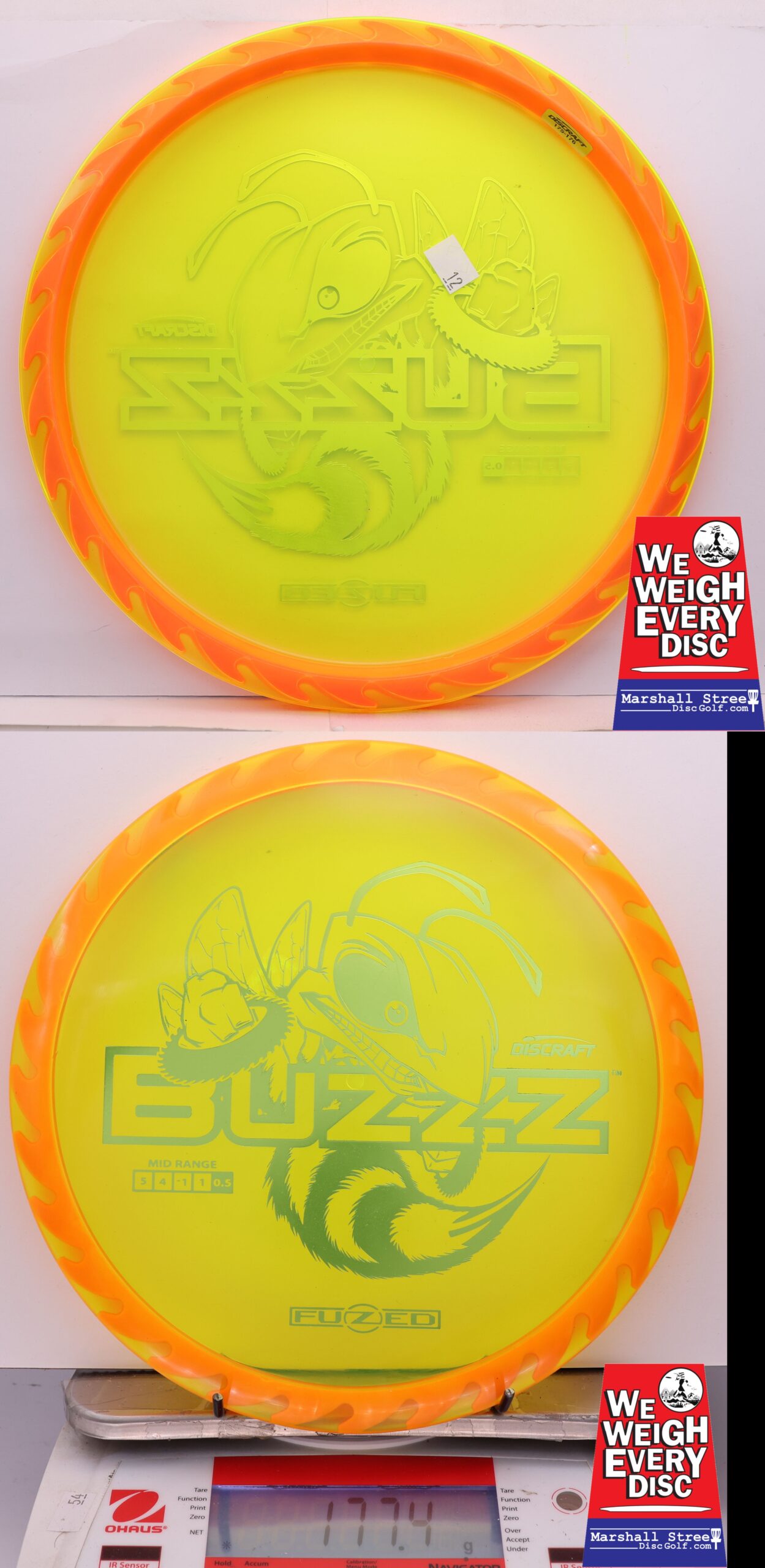 440117 FuZed Line Buzzz - Buzzzsaw - #12 Yellow-Orange, 177