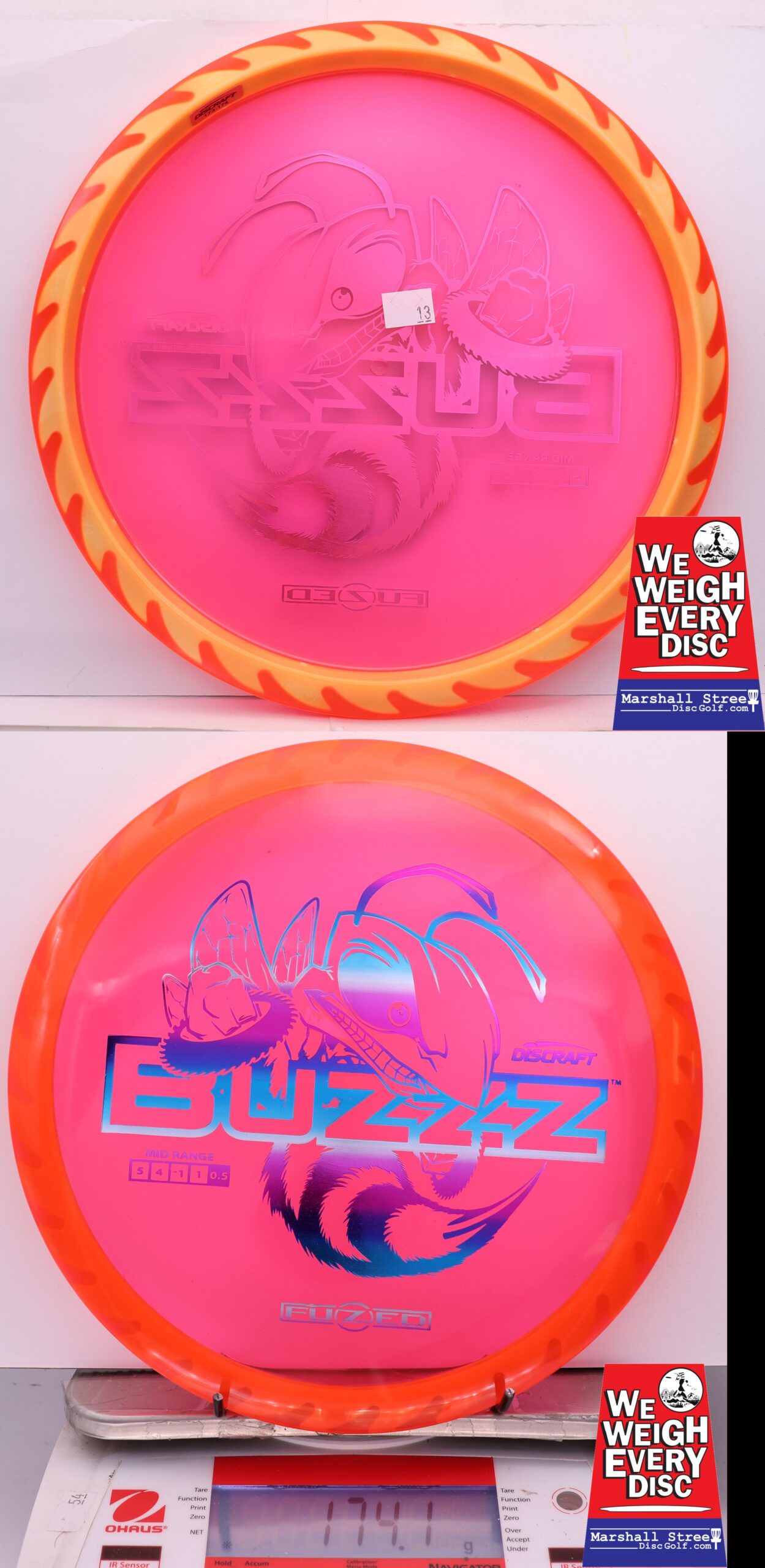 440118 FuZed Line Buzzz - Buzzzsaw - #13 Pink-YellowOrange, 174