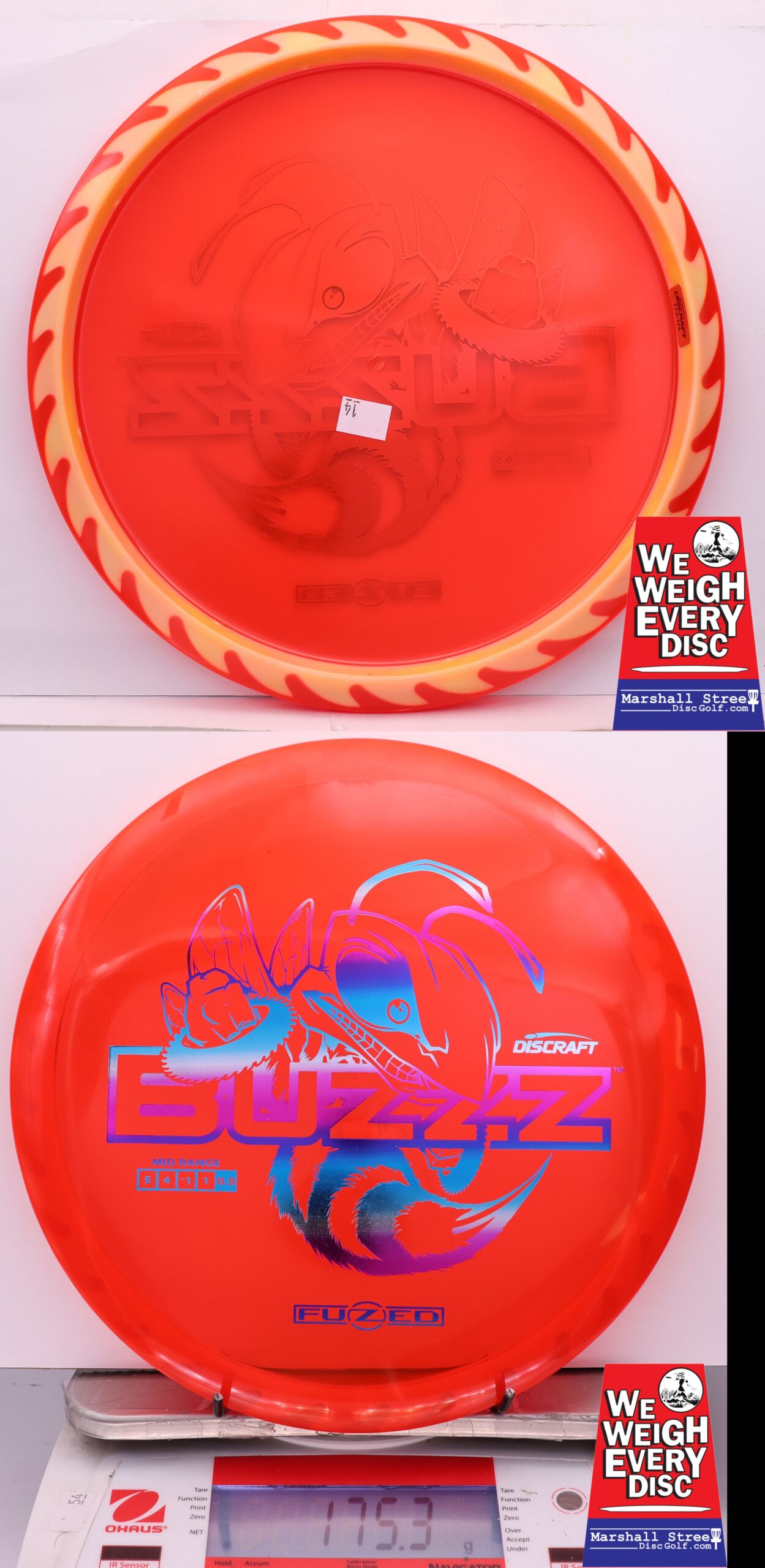 440119 FuZed Line Buzzz - Buzzzsaw - #14 Red-Yellow, 175