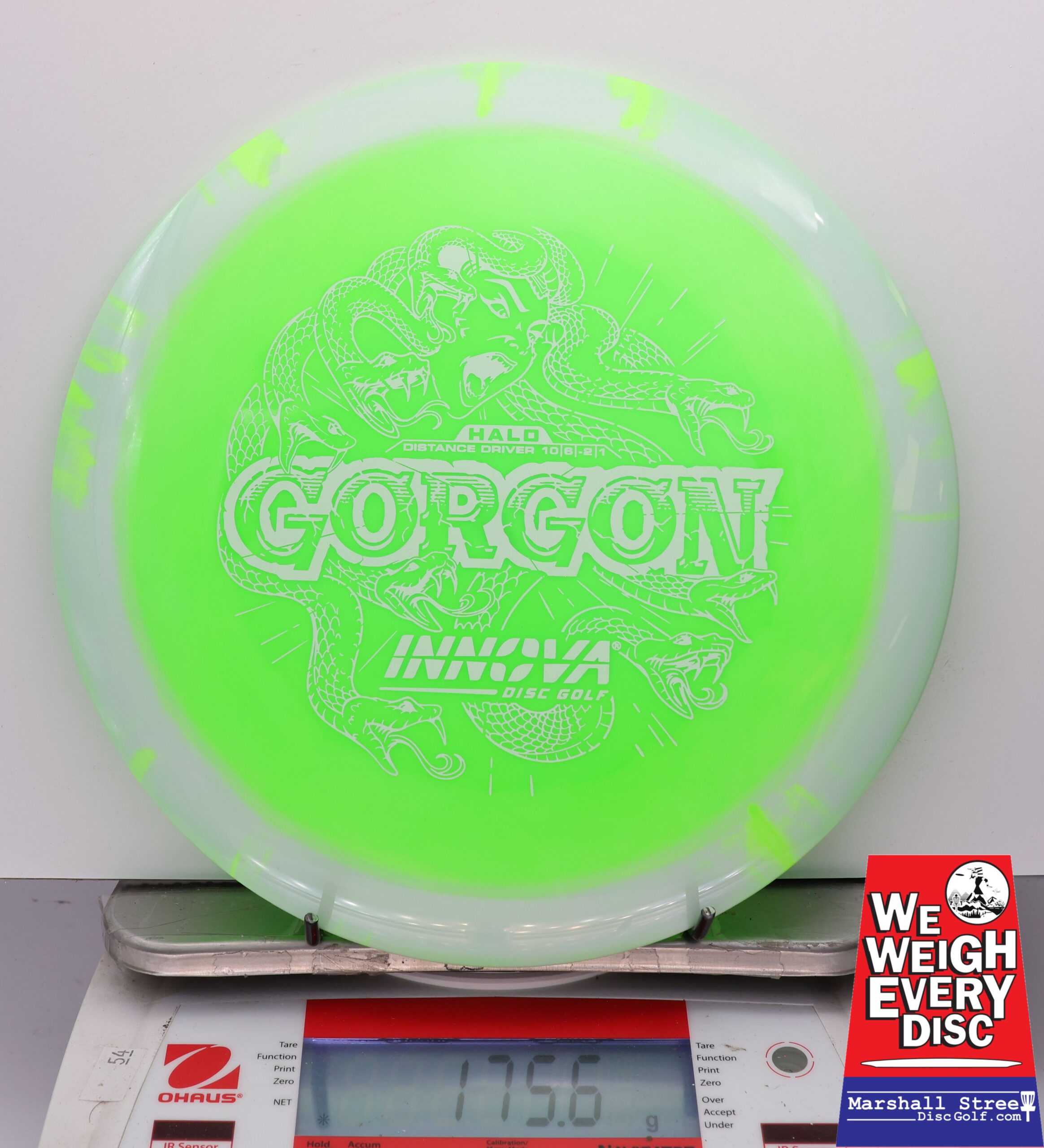 440173 Halo Star Gorgon - #06 White-NGreen, 176