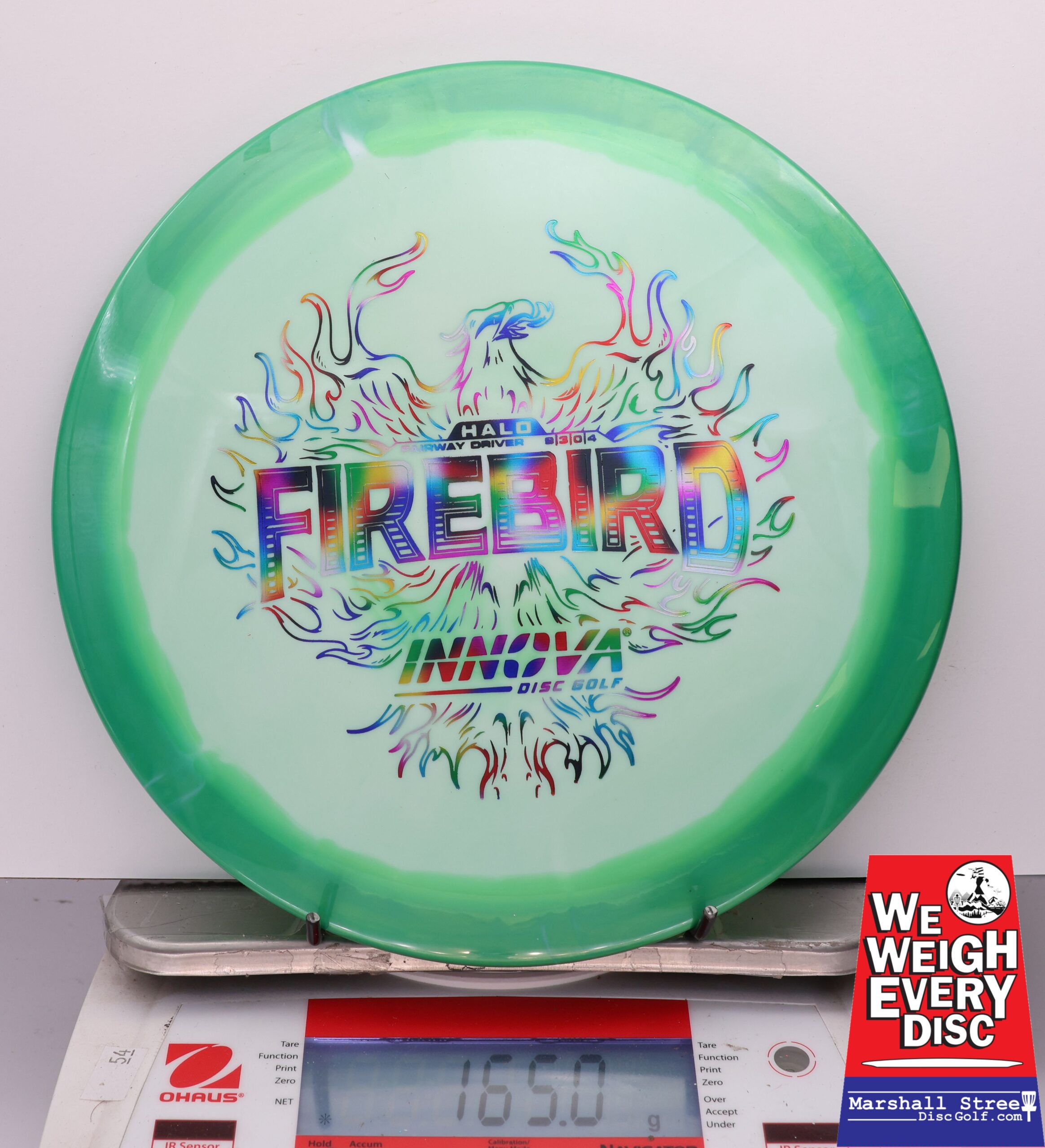 440189 Halo Star Firebird - #918 Green-White, 165