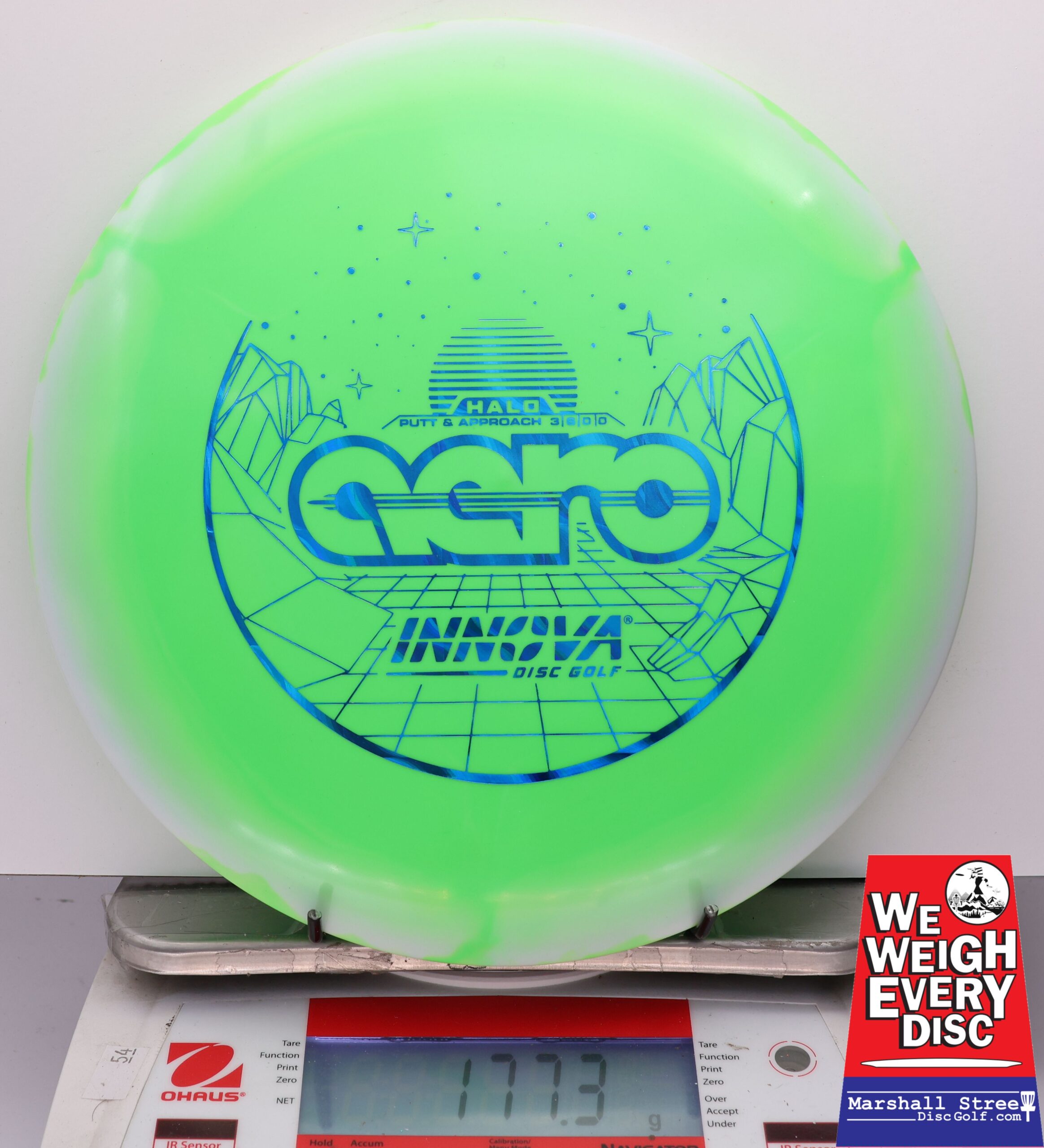 440296 Halo Star Aero - #923 White-Green, 177