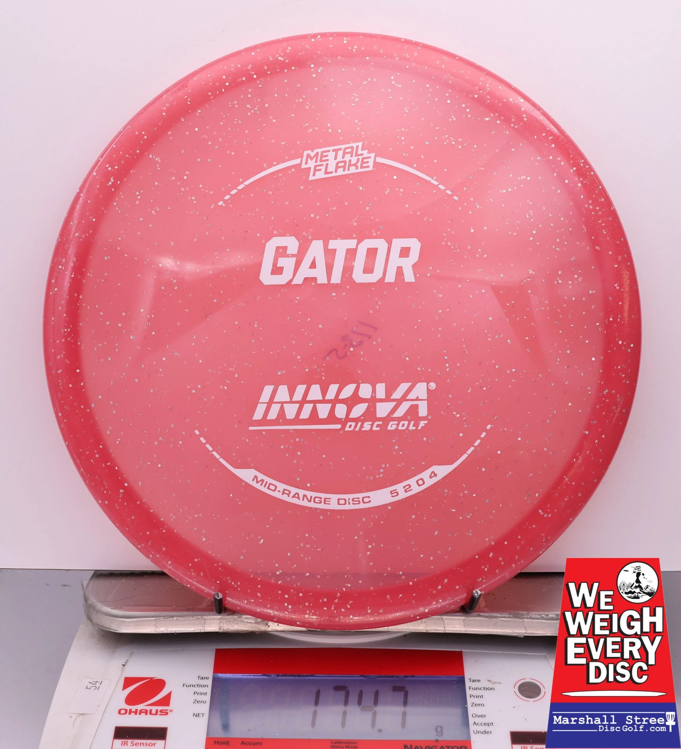440935 Metal Flake Champion Gator - #921 Red, 175