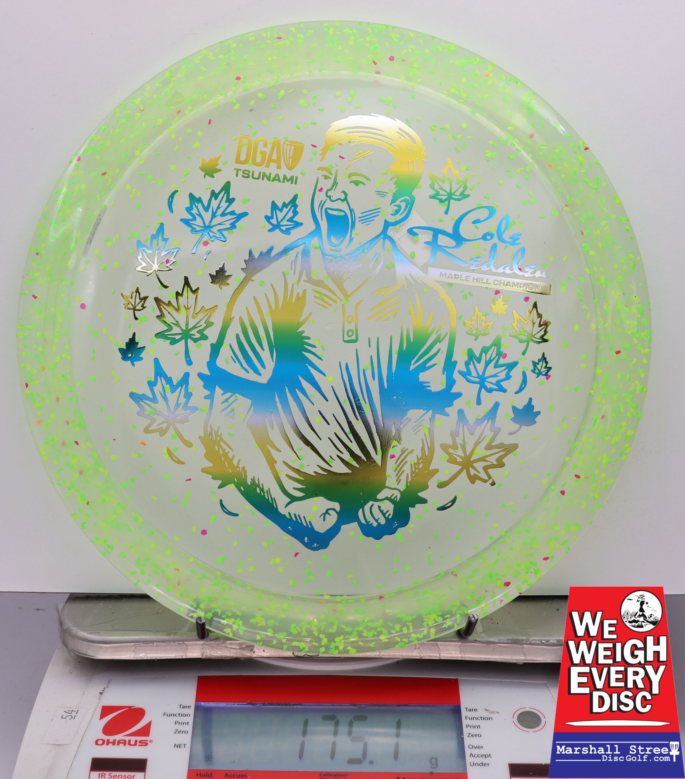 441283 Confetti Tsunami, Cole Redalen 2025 MVP Open Victory Edition - #19 Green, 175