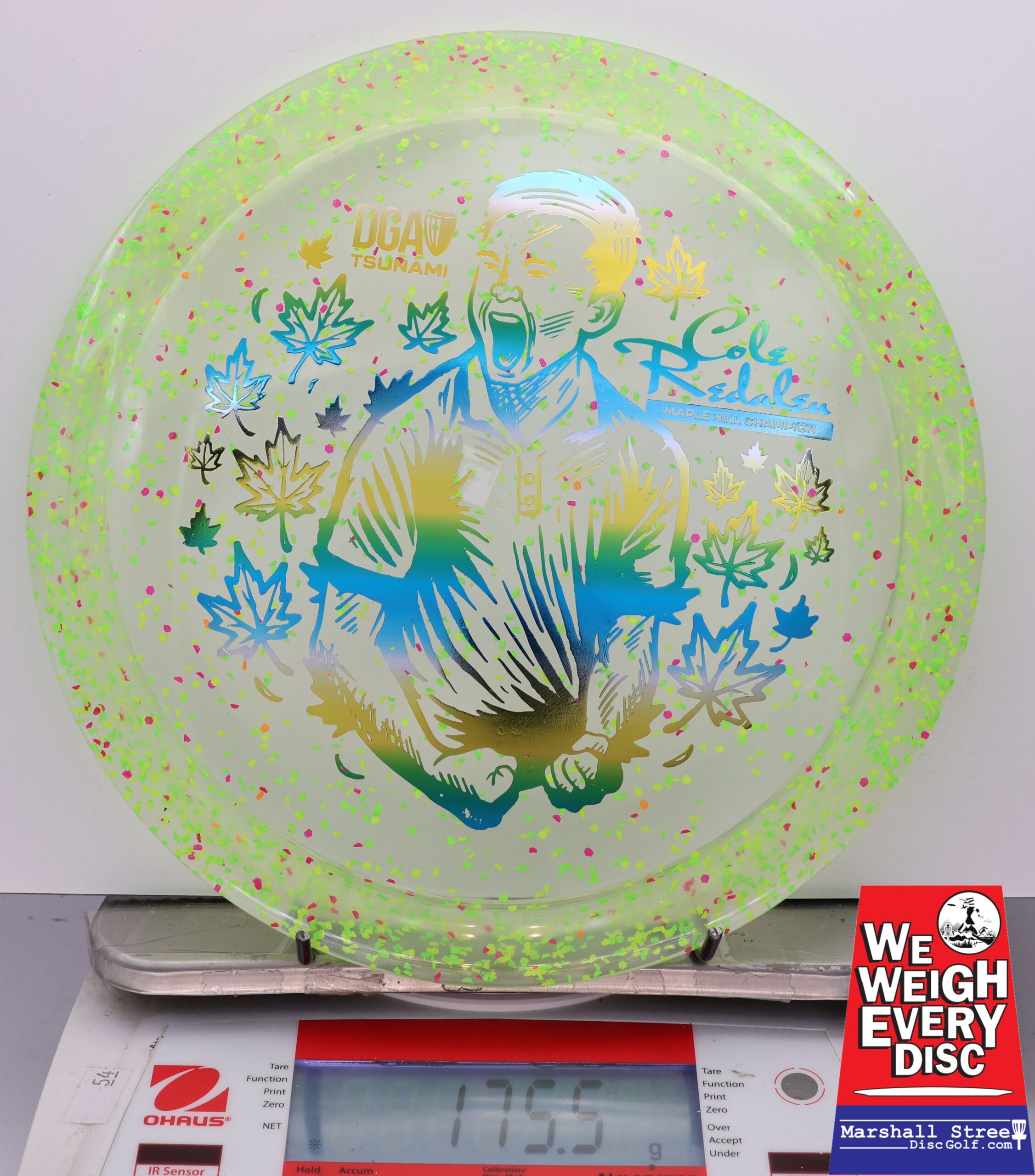 441284 Confetti Tsunami, Cole Redalen 2025 MVP Open Victory Edition - #20 Green, 176
