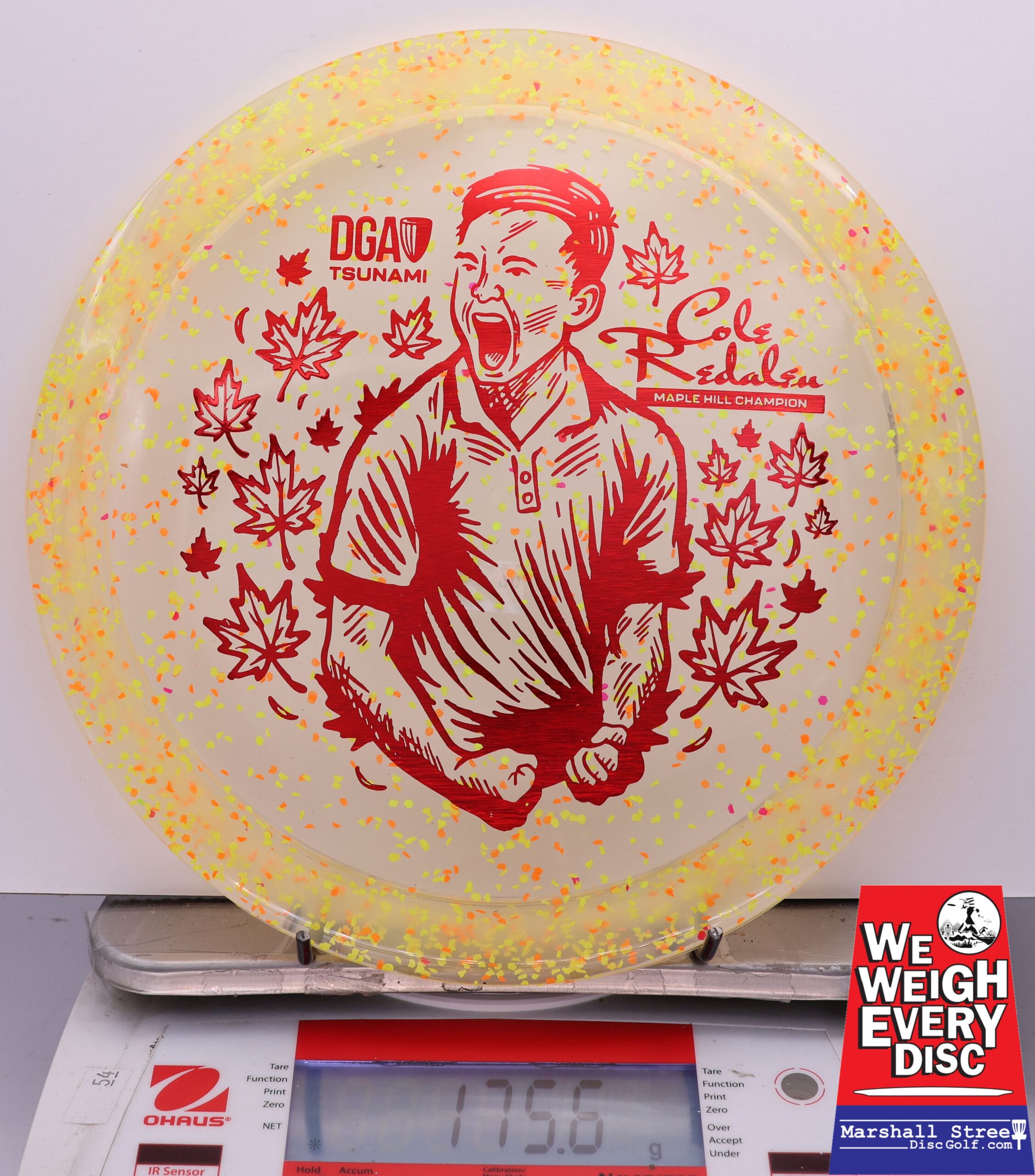 441293 Confetti Tsunami, Cole Redalen 2025 MVP Open Victory Edition - #29 Yellow, 176