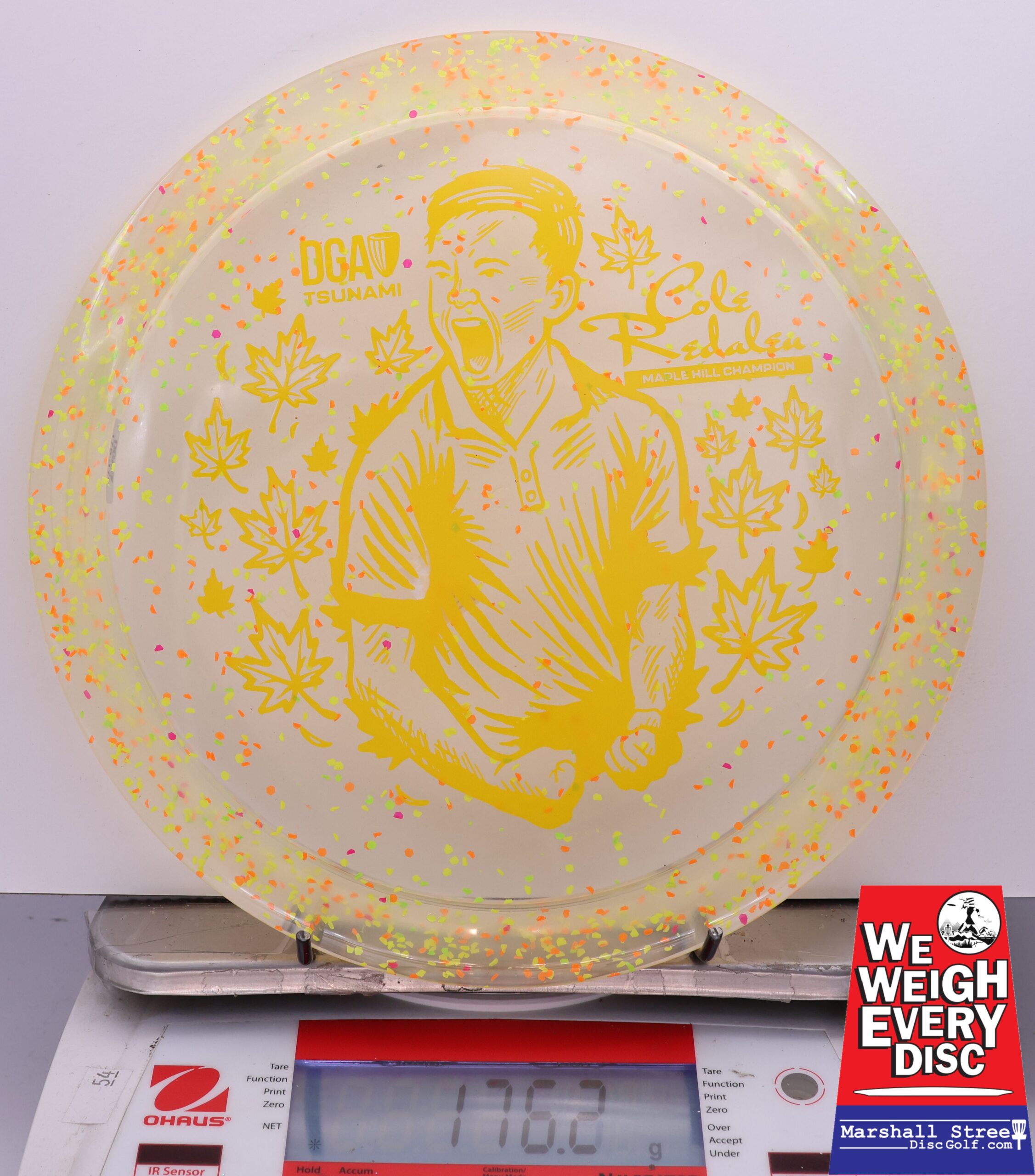 441294 Confetti Tsunami, Cole Redalen 2025 MVP Open Victory Edition - #30 Yellow, 176