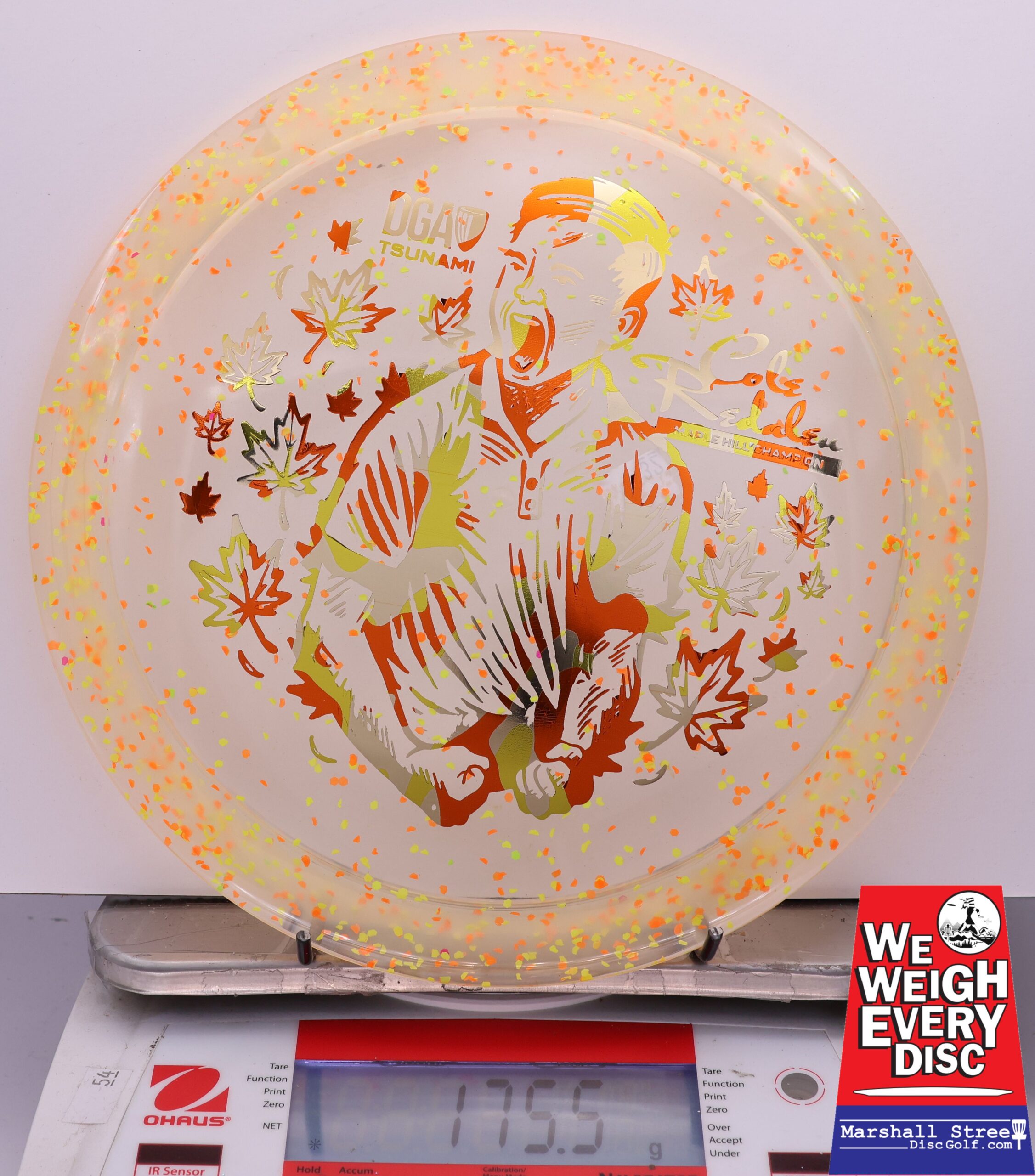 441296 Confetti Tsunami, Cole Redalen 2025 MVP Open Victory Edition - #32 YellowOrange, 176