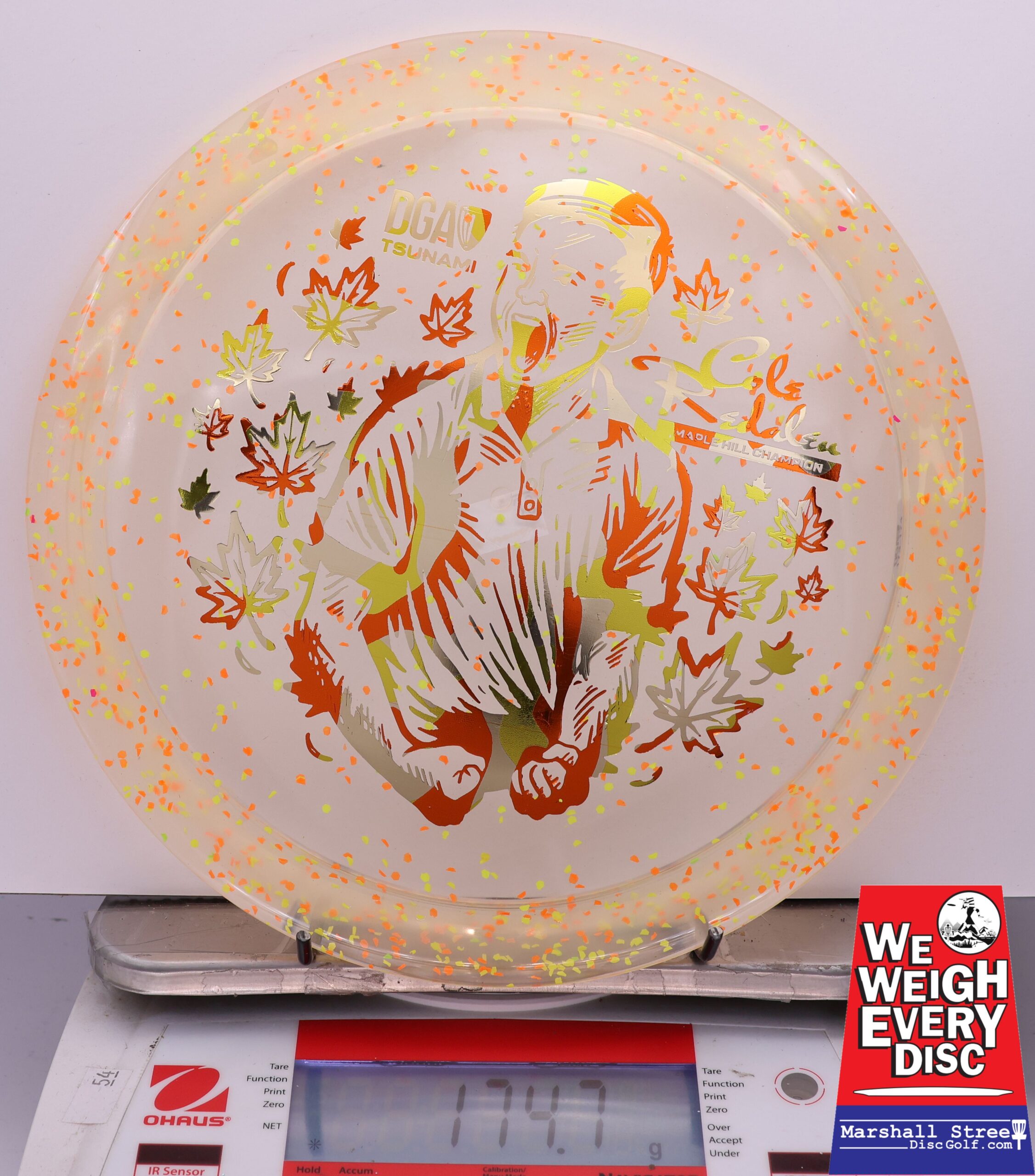 441297 Confetti Tsunami, Cole Redalen 2025 MVP Open Victory Edition - #33 YellowOrange, 175