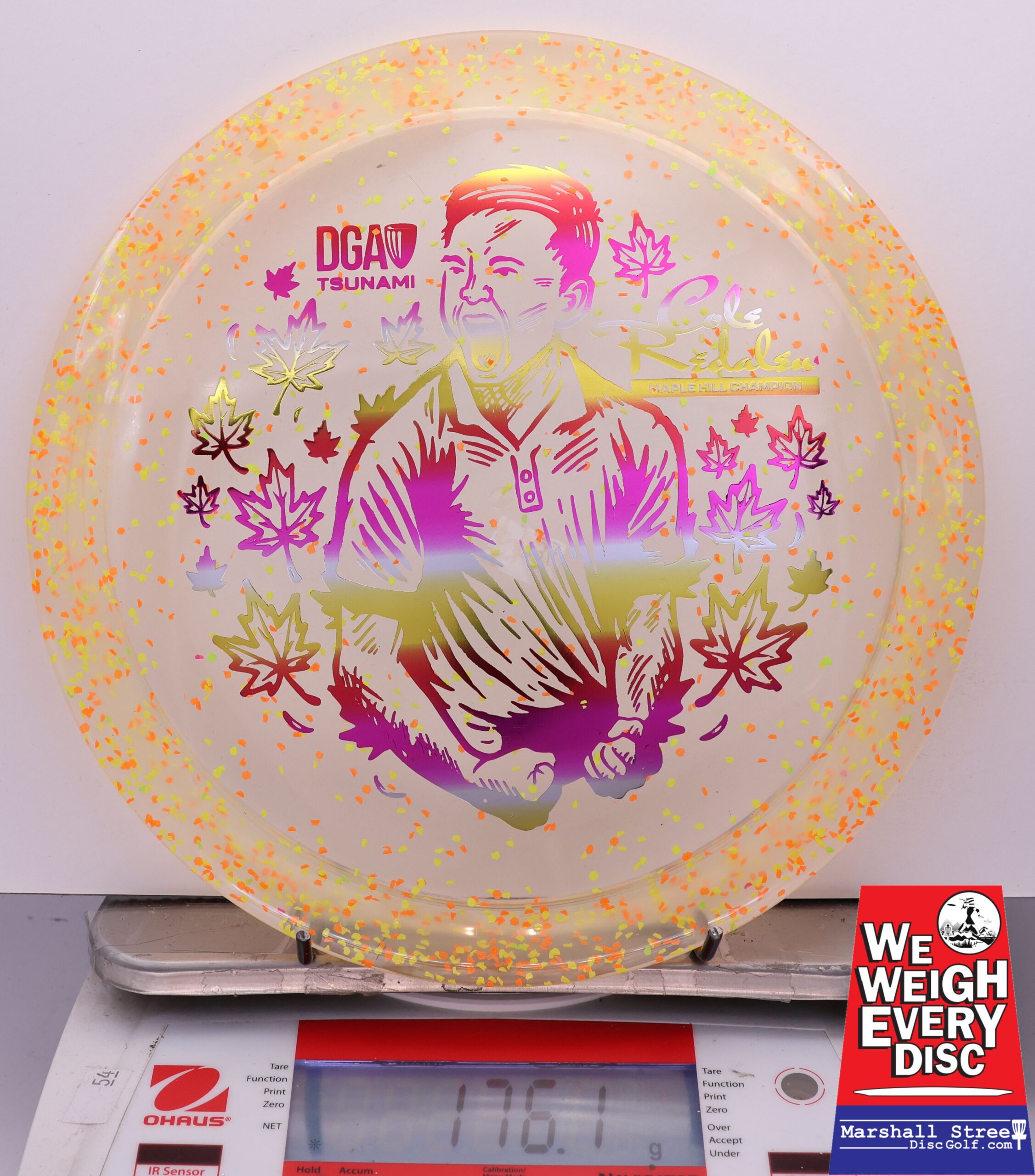 441298 Confetti Tsunami, Cole Redalen 2025 MVP Open Victory Edition - #34 YellowOrange, 176