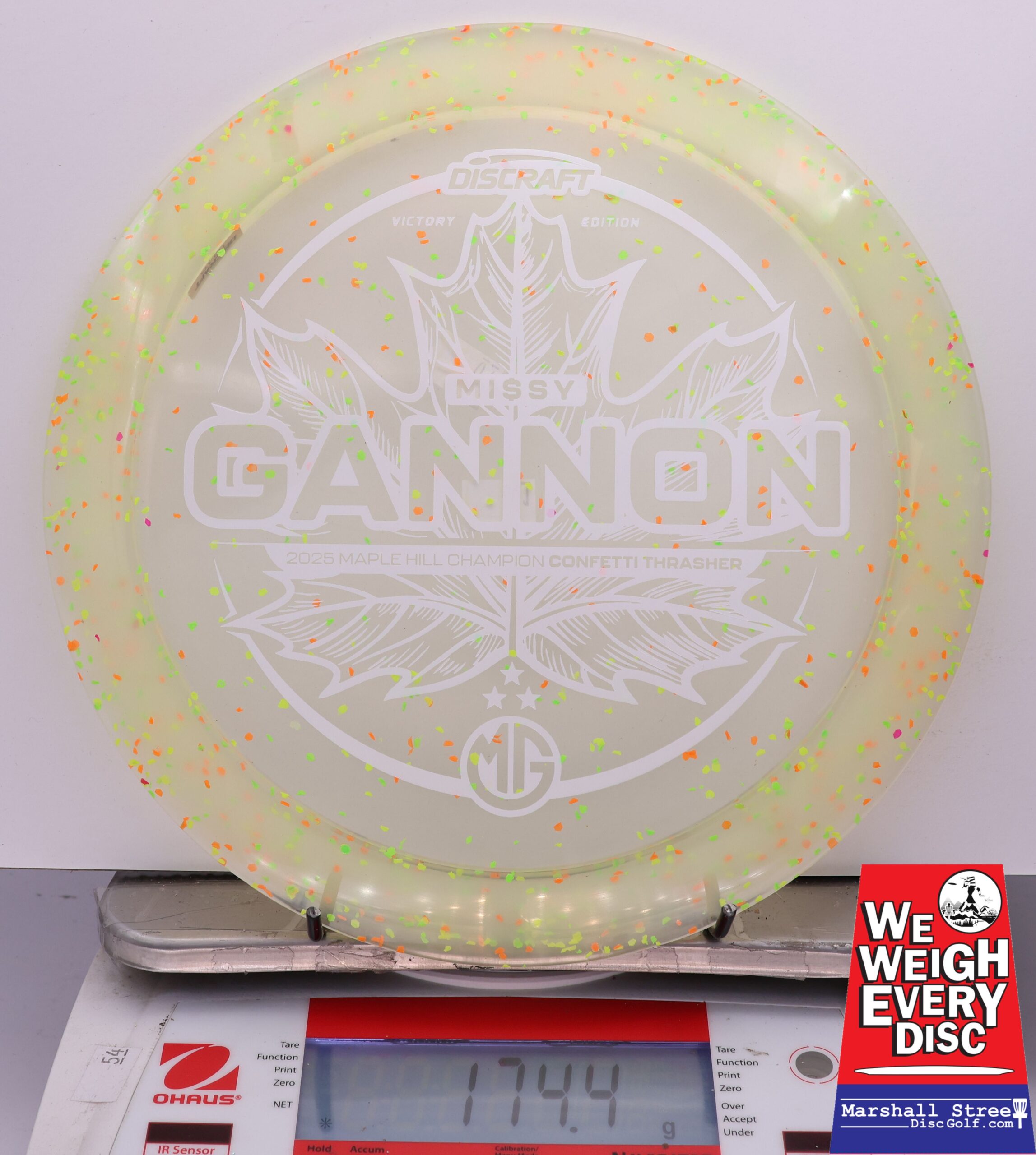 441324 Z Confetti Thrasher, Missy Gannon 2025 MVP Open Victory Edition - #01 YelloGrnOrng, 174