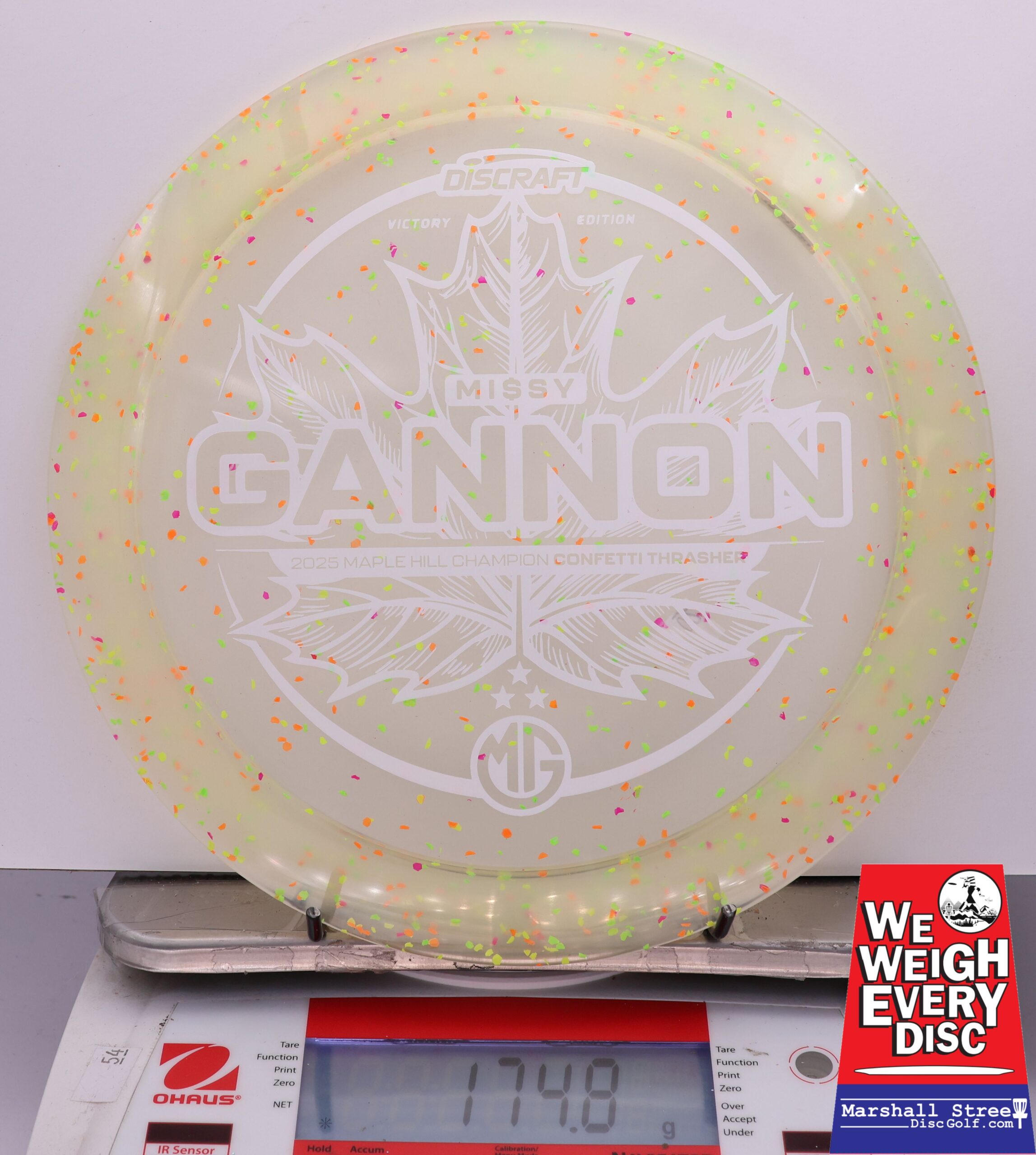 441325 Z Confetti Thrasher, Missy Gannon 2025 MVP Open Victory Edition - #02 YelloGrnOrng, 175