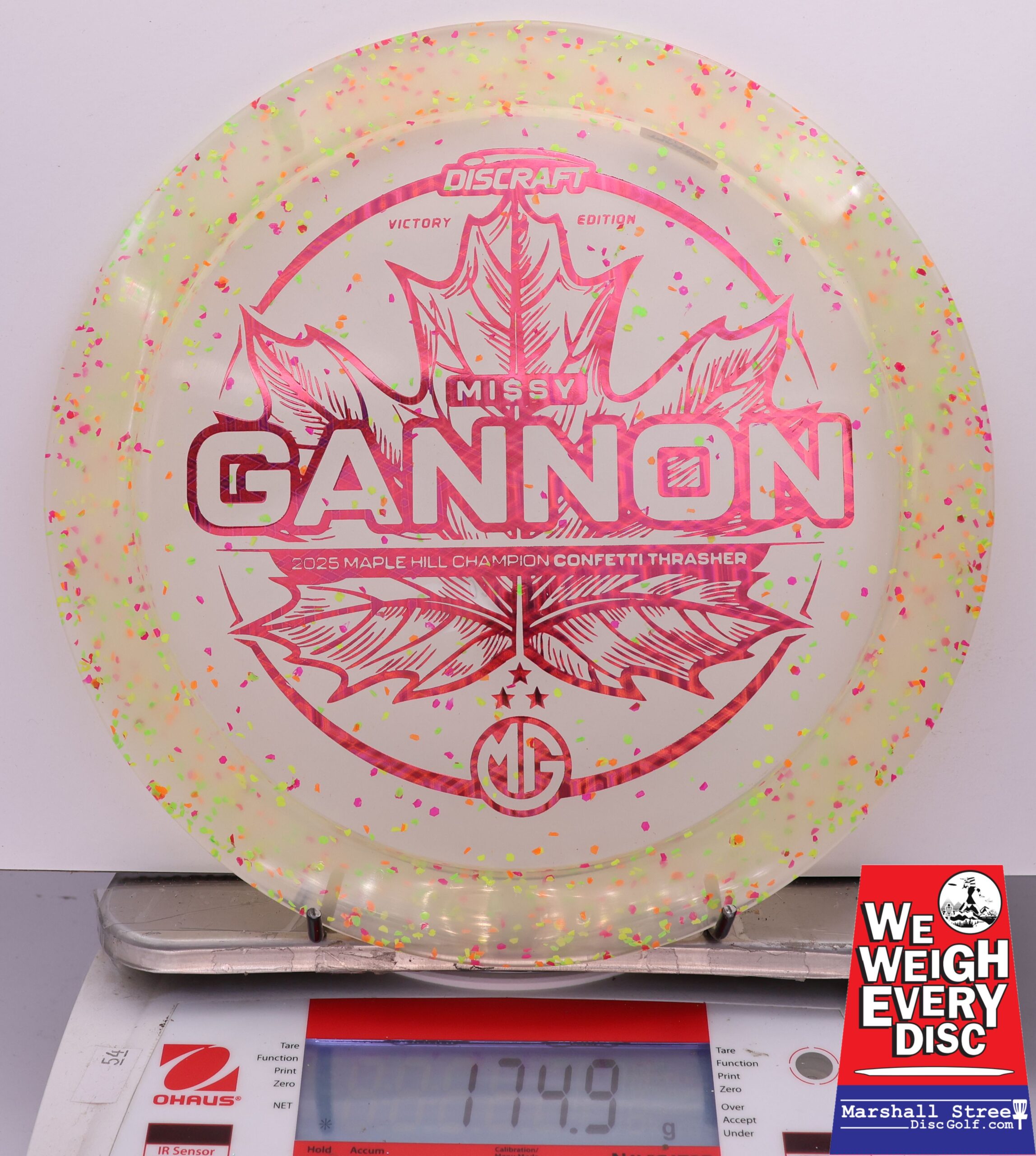 441326 Z Confetti Thrasher, Missy Gannon 2025 MVP Open Victory Edition - #03 PnkGrnYlo, 175