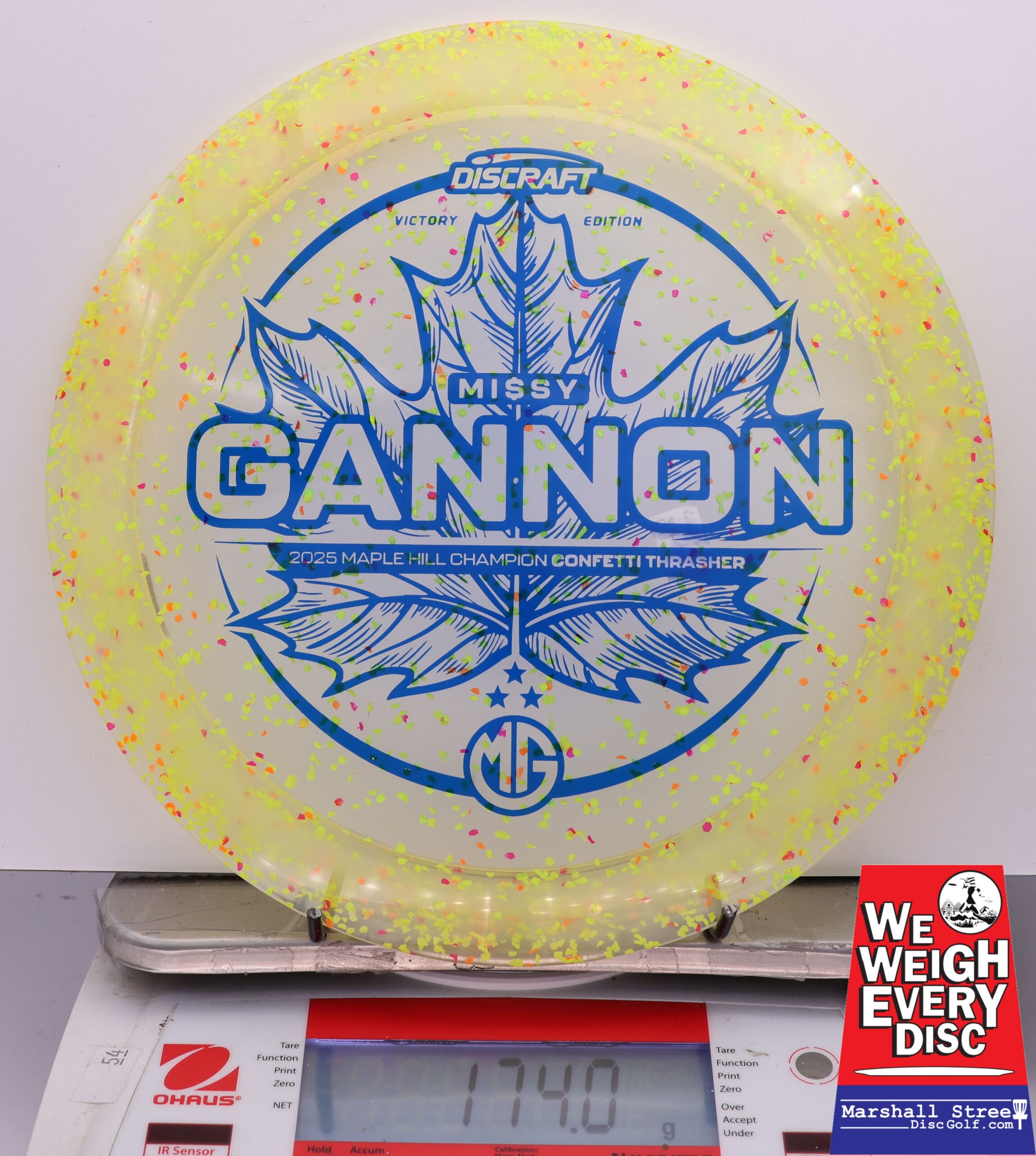 441329 Z Confetti Thrasher, Missy Gannon 2025 MVP Open Victory Edition - #06 Yellow, 174