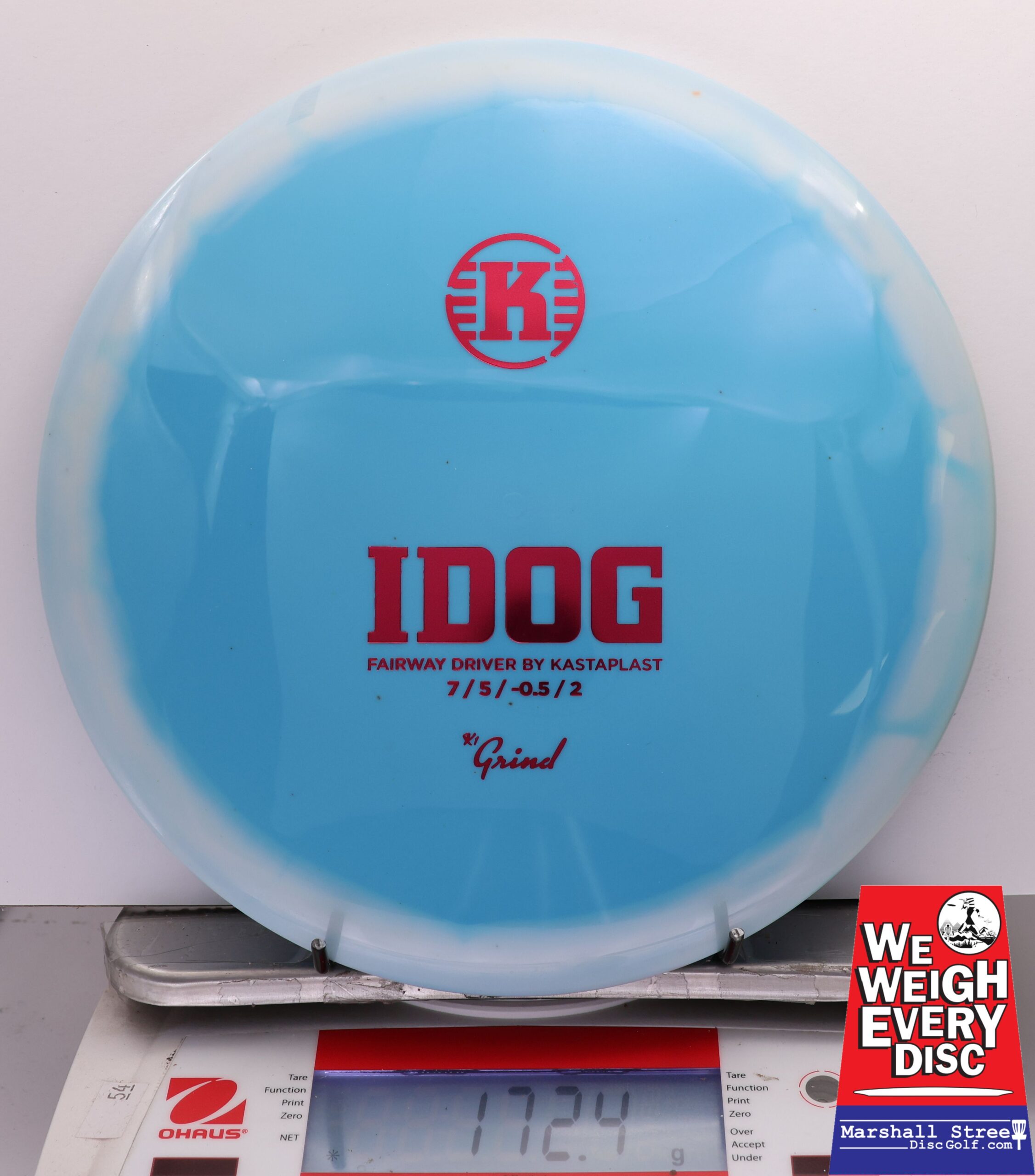 441451 K1 Grind Idog - #732 White-Blue, 172