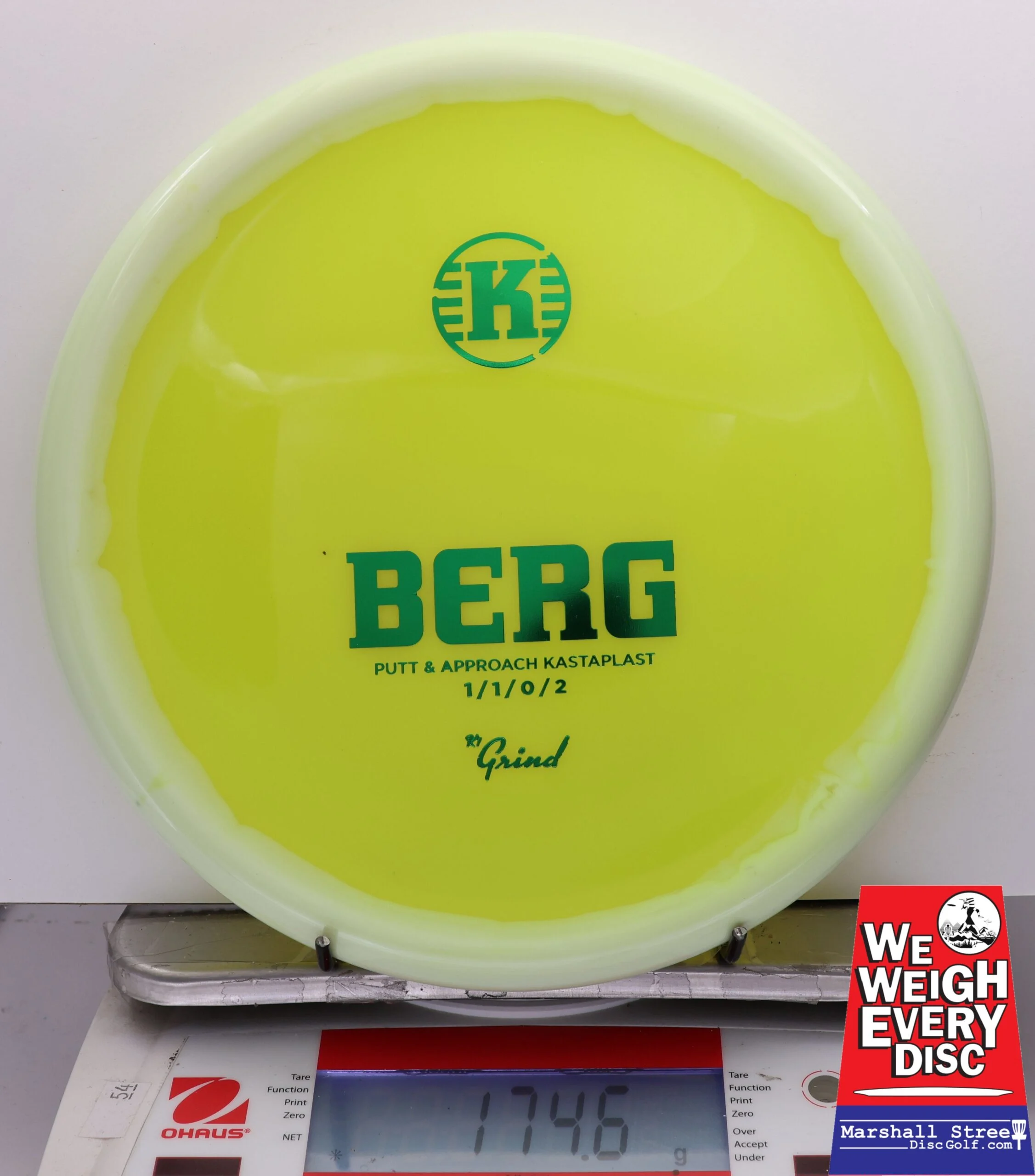 441470 K1 Grind Berg - #733 White-Yellow, 175