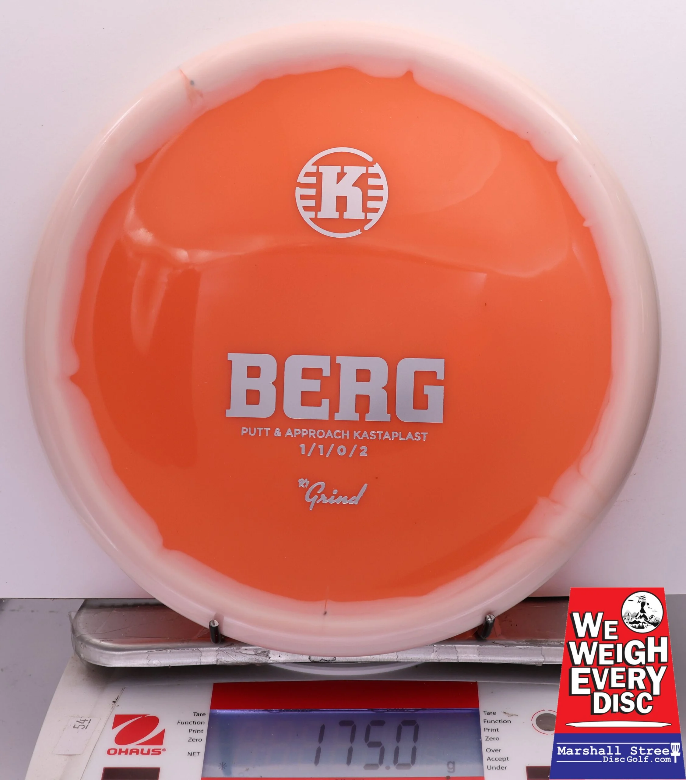441473 K1 Grind Berg - #736 White-Orange, 175