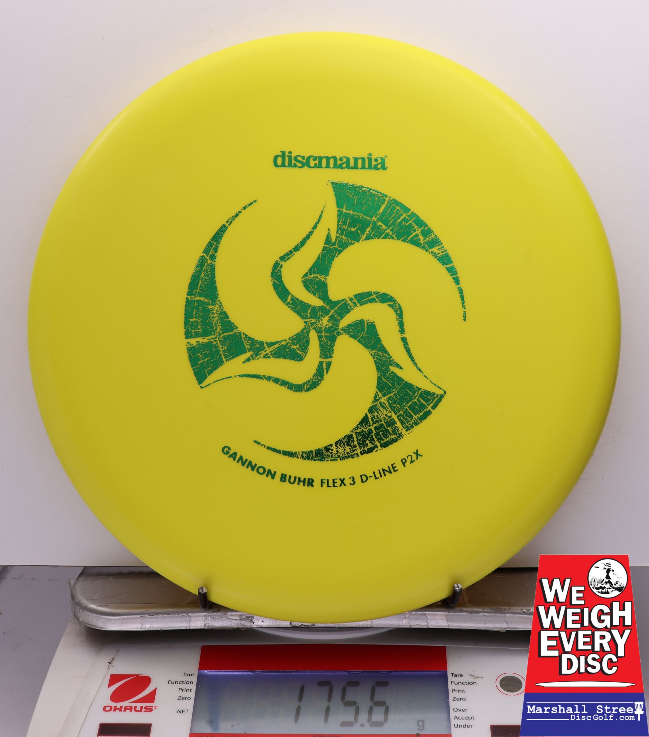 441636 D-Line P2X, Flex 3 - Huk Lab - Gannon Buhr Signature Series - #732 Yellow, 176