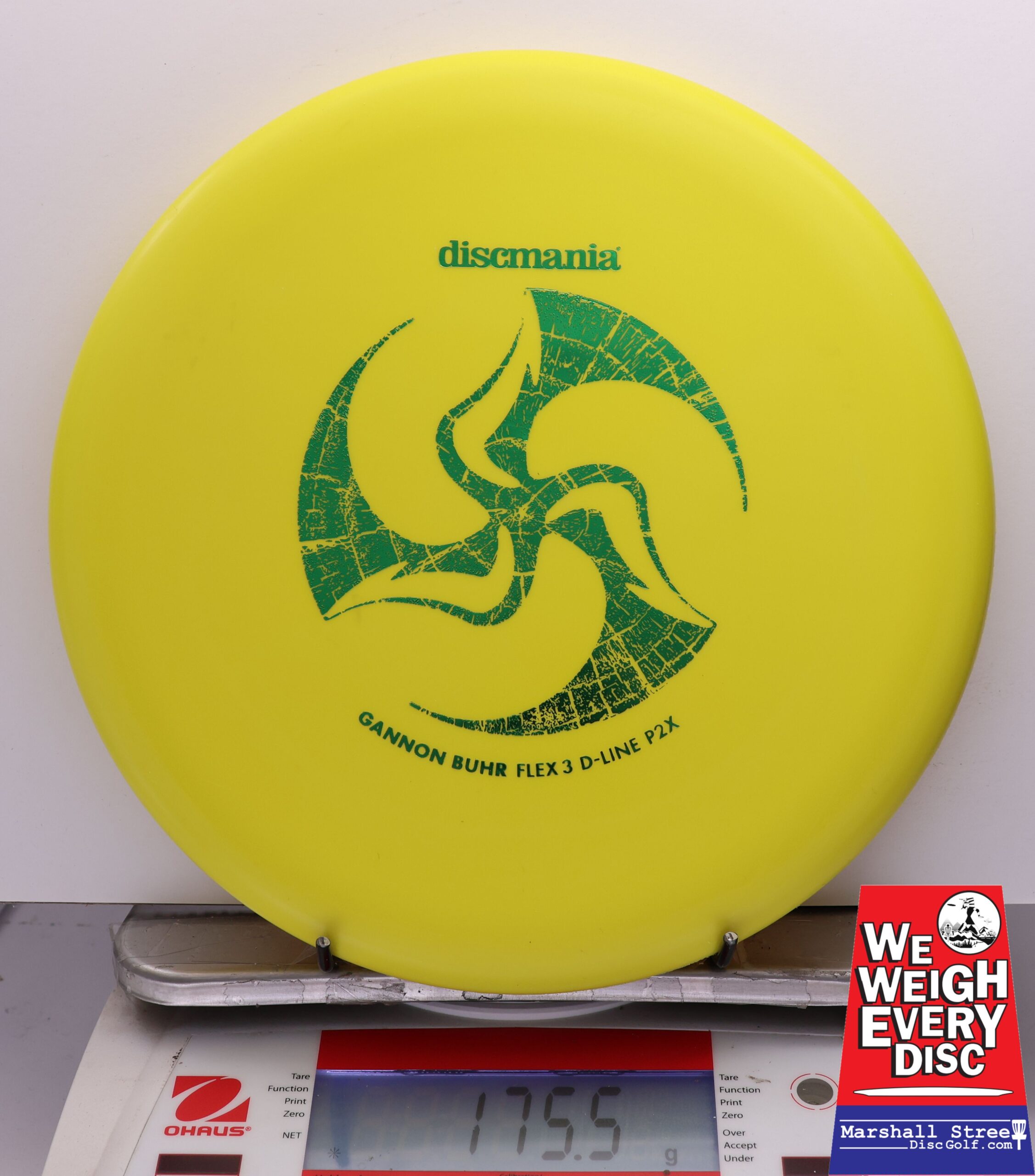 441637 D-Line P2X, Flex 3 - Huk Lab - Gannon Buhr Signature Series - #733 Yellow, 176