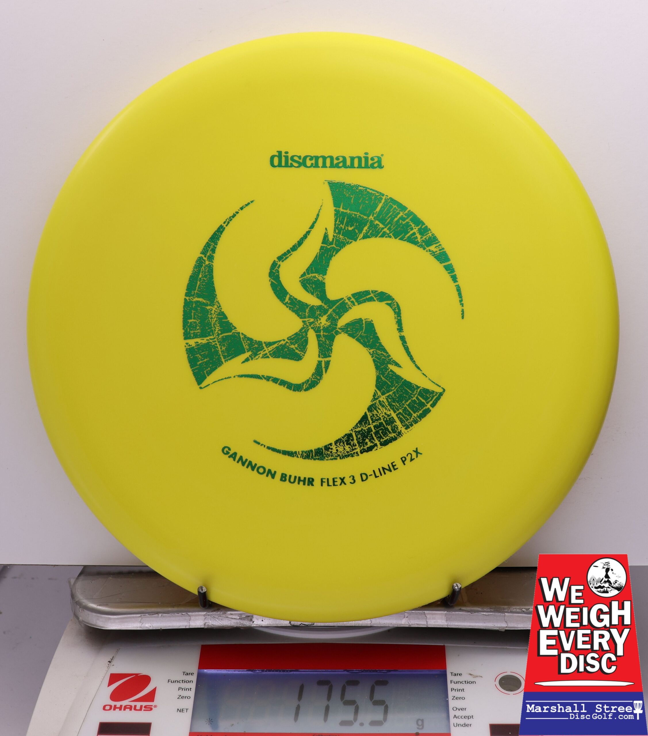 441638 D-Line P2X, Flex 3 - Huk Lab - Gannon Buhr Signature Series - #734 Yellow, 176