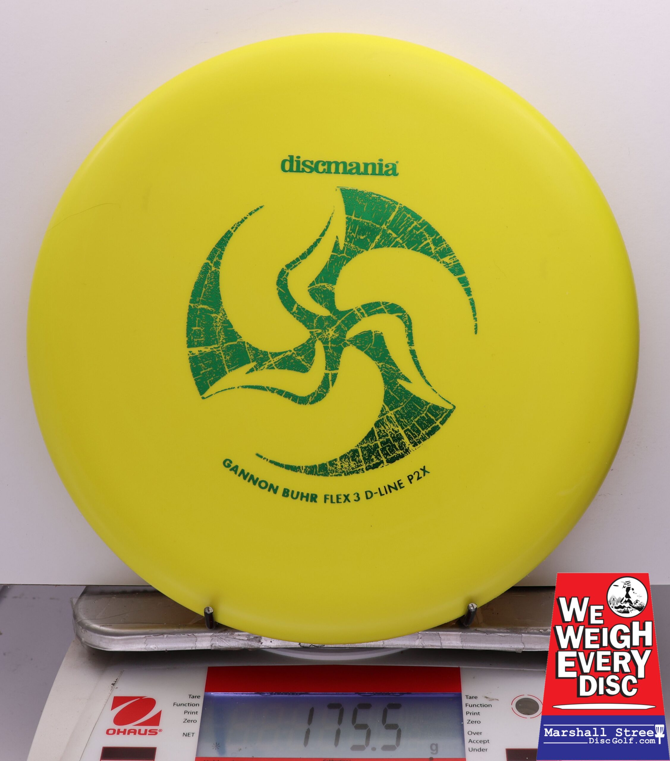 441639 D-Line P2X, Flex 3 - Huk Lab - Gannon Buhr Signature Series - #735 Yellow, 176