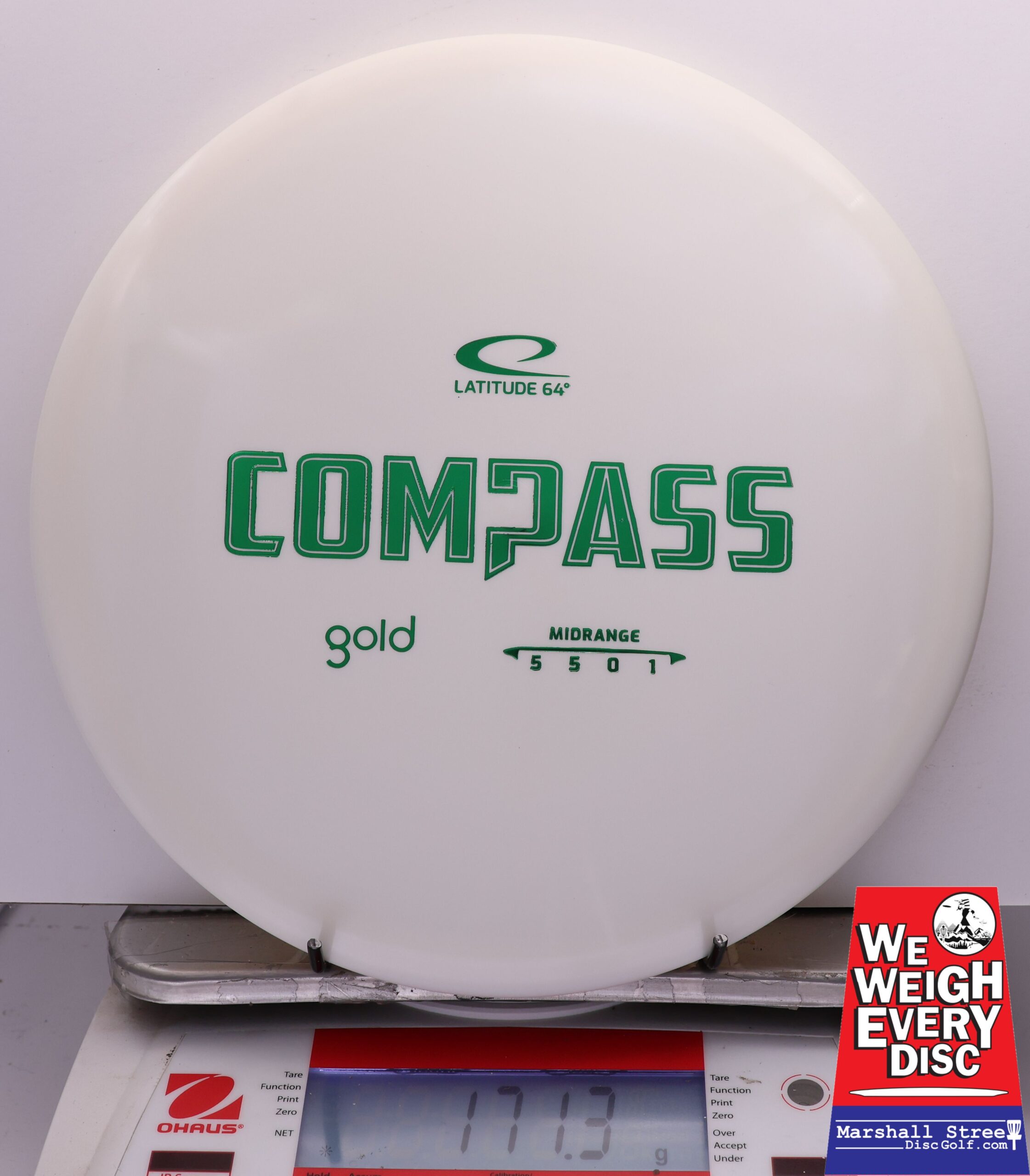 441827 Gold Compass - #738 White, 171