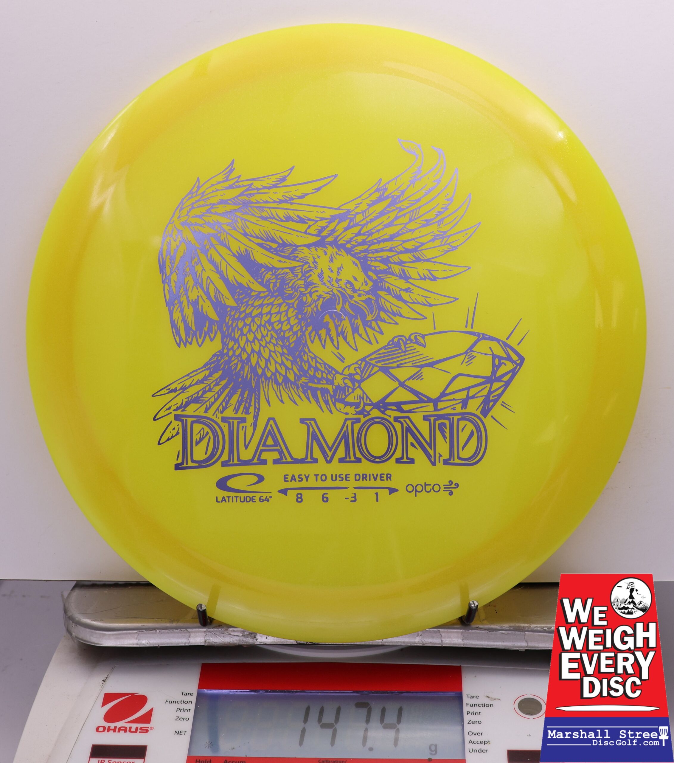 442017 Opto Air Diamond - #734 Yellow, 147